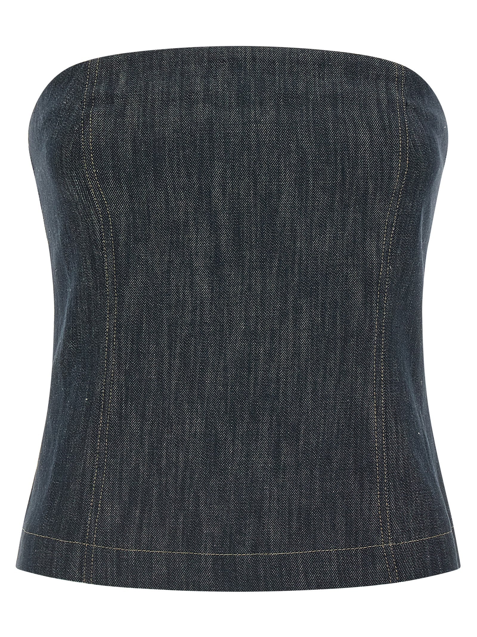 Brunello Cucinelli Blue Denim Shirt Brunello Cucinelli