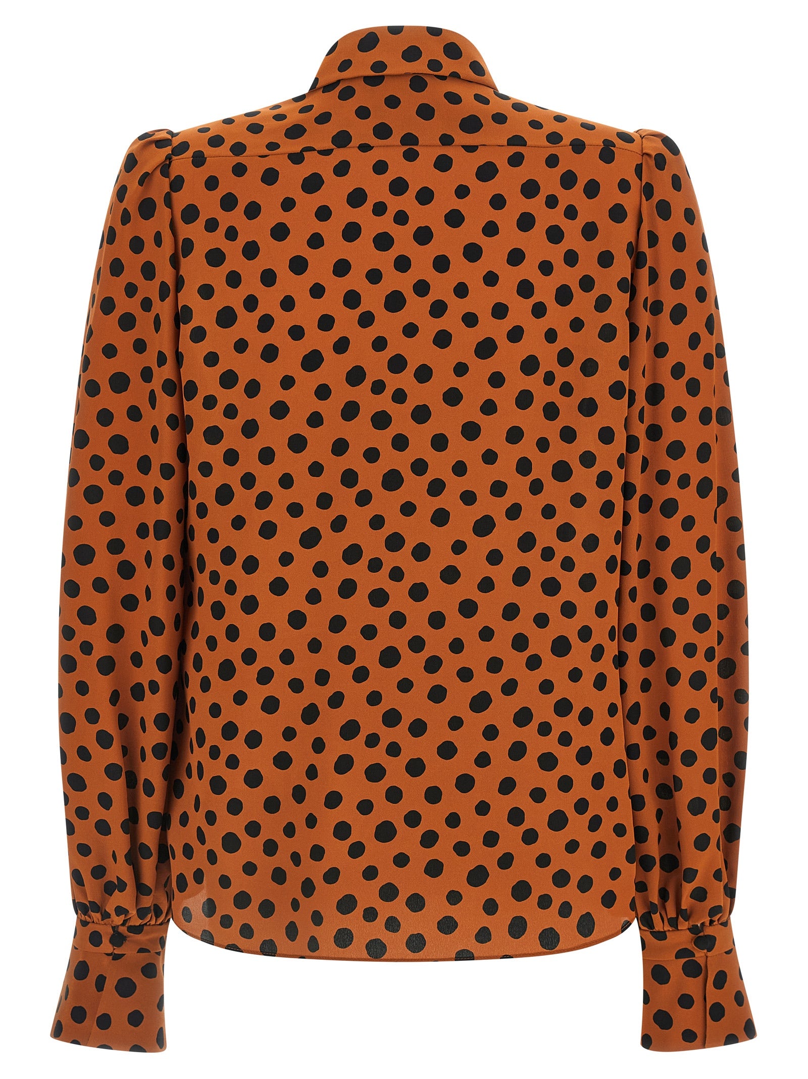 Valentino Garavani Orange Silk Blouse Valentino Garavani