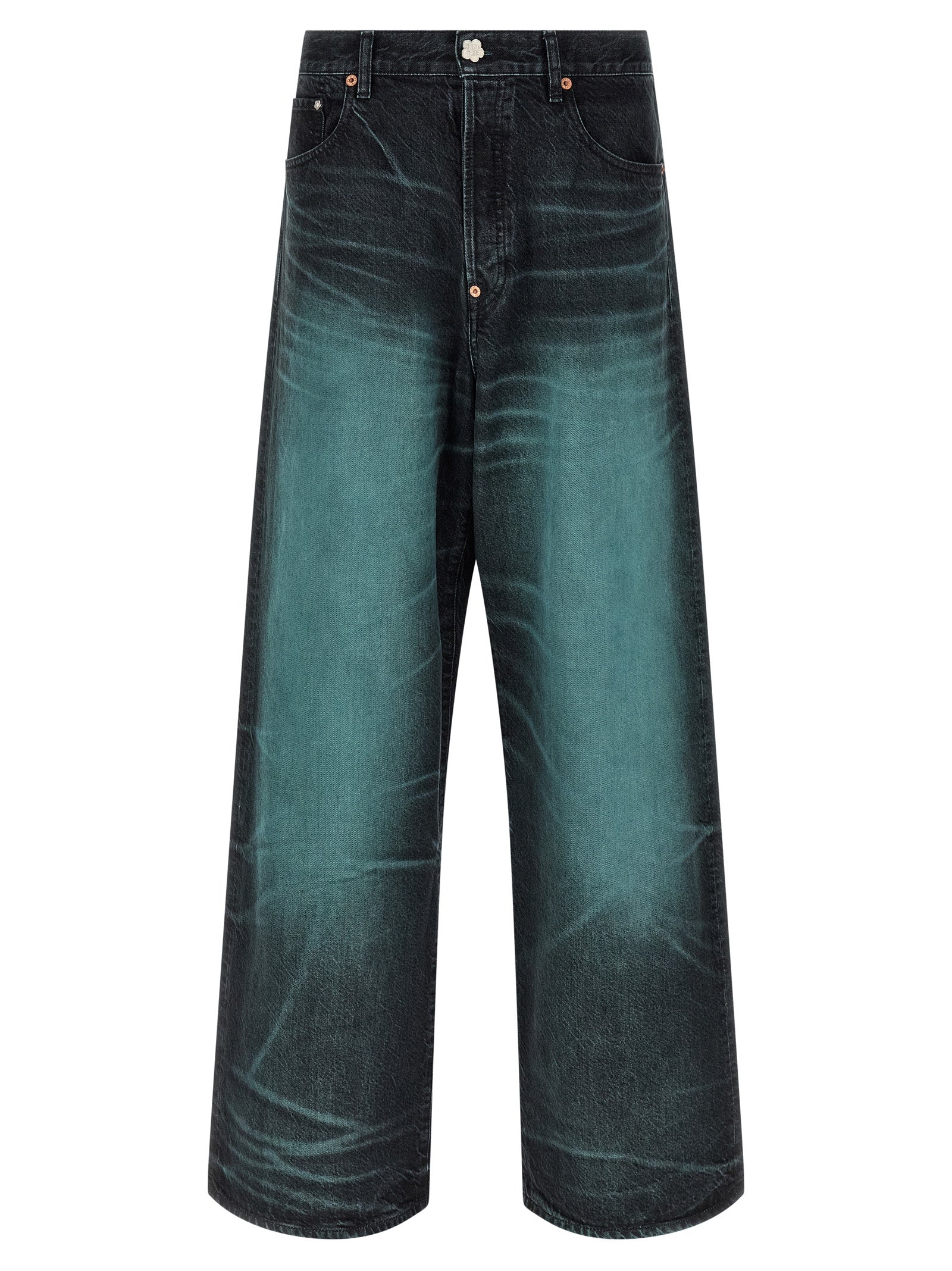 Kenzo Blue Cotton Jeans Denim Kenzo