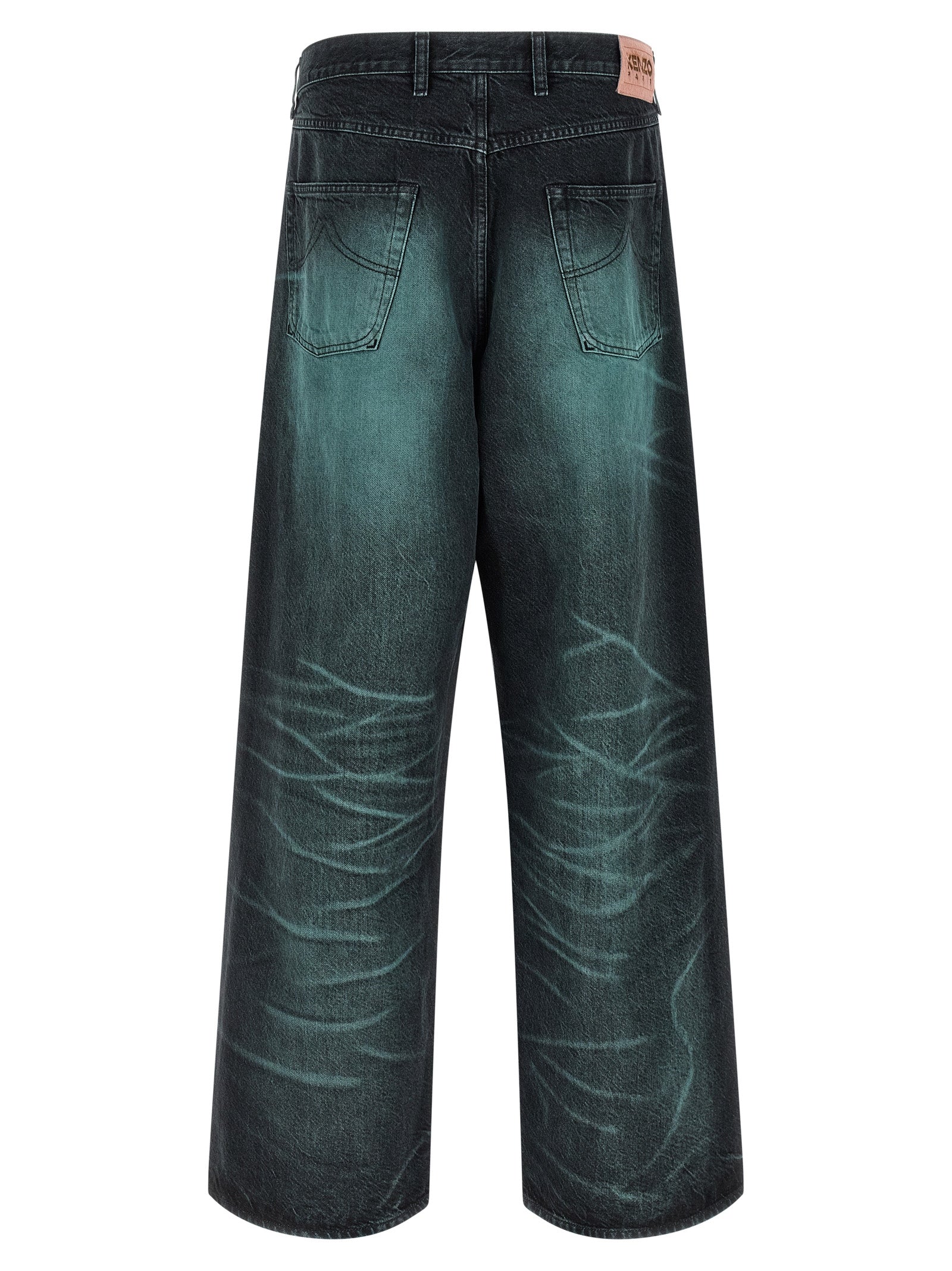 Kenzo Blue Cotton Jeans Denim Kenzo