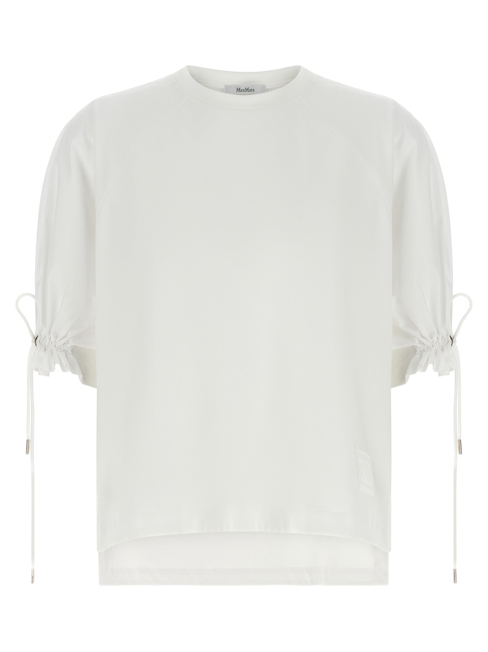 Max Mara White Polyamide T-Shirt Max Mara