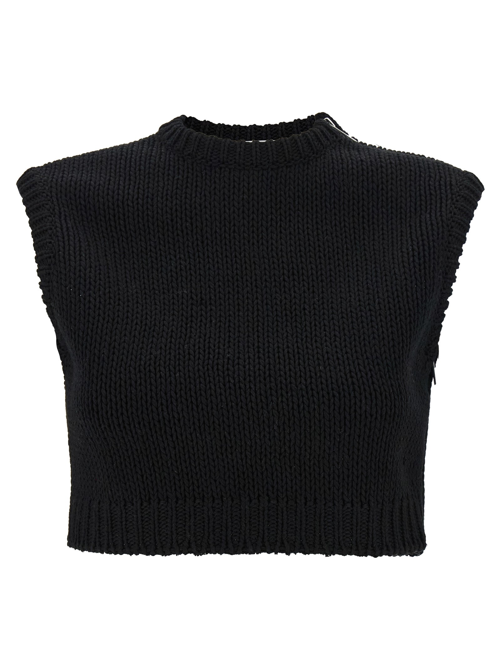 Max Mara Black Cotton Cardigan Max Mara