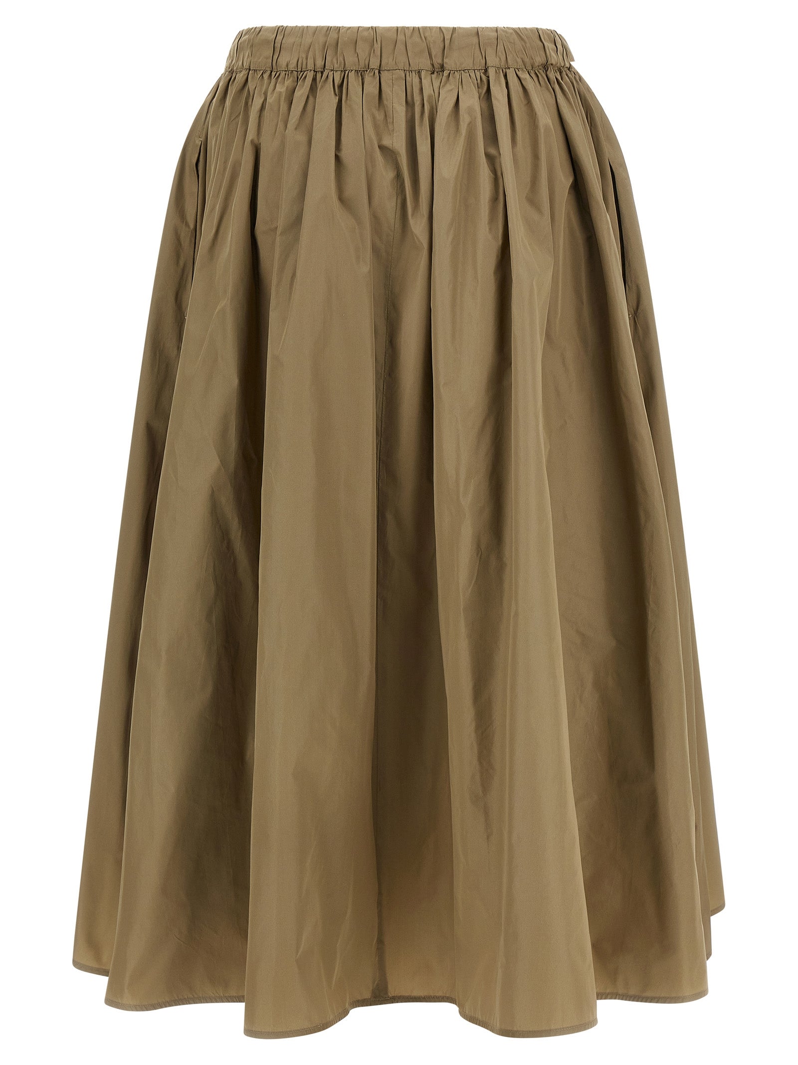 Max Mara Bicolor Polyester Midi Skirt Max Mara