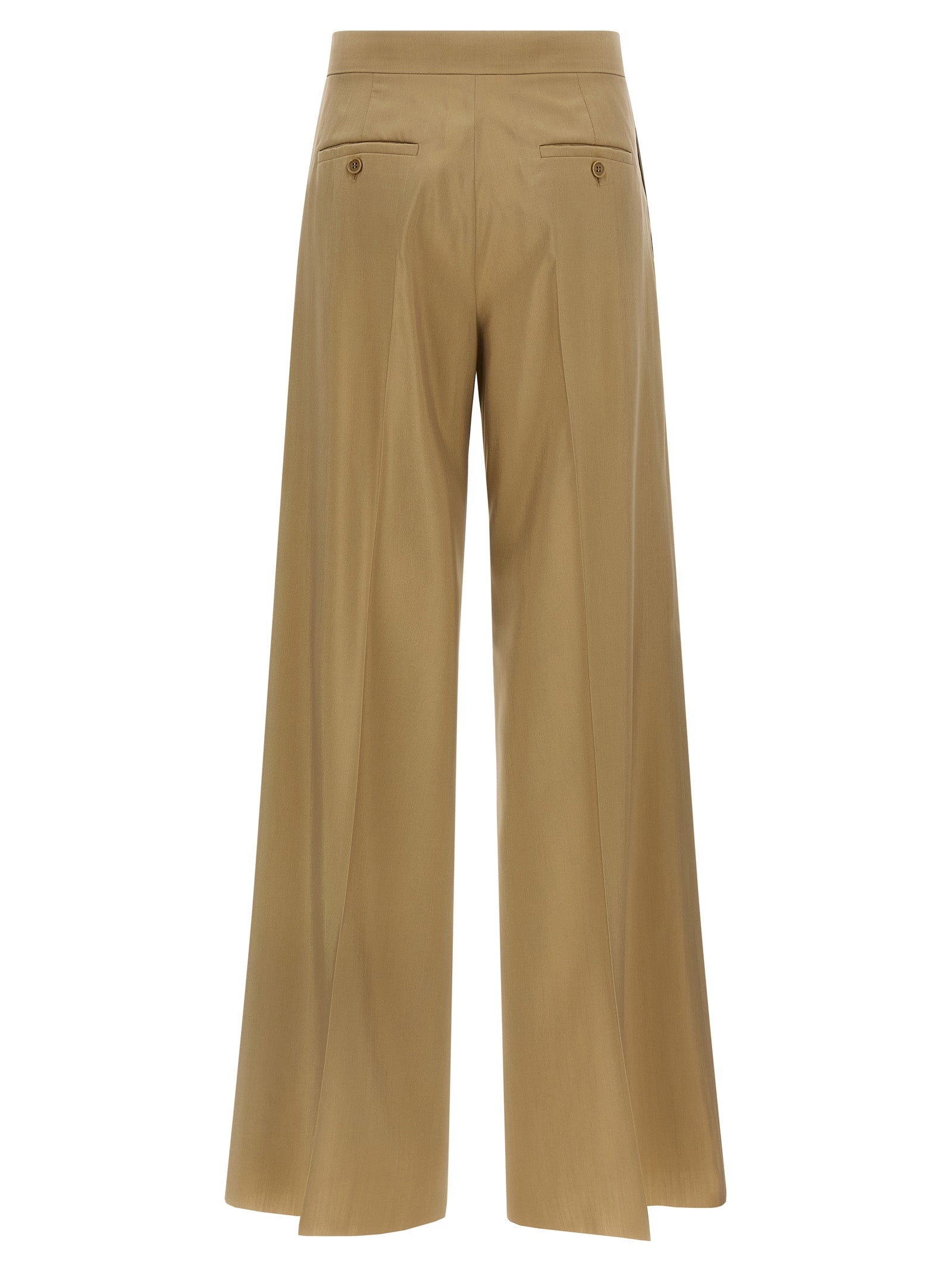 Max Mara Beige Virgin Wool Dress Pants Max Mara