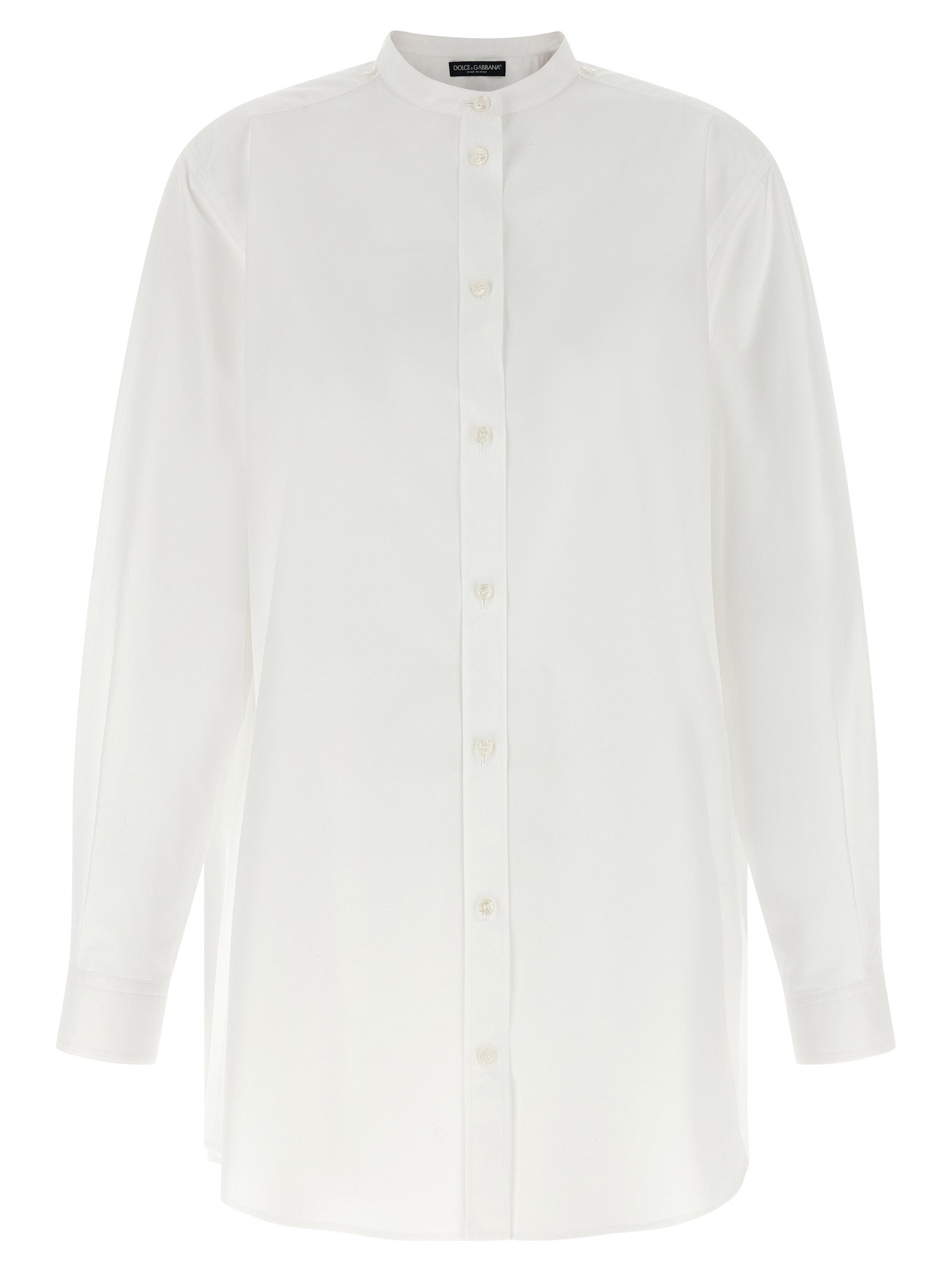 Dolce & Gabbana White Cotton Blouse Dolce & Gabbana