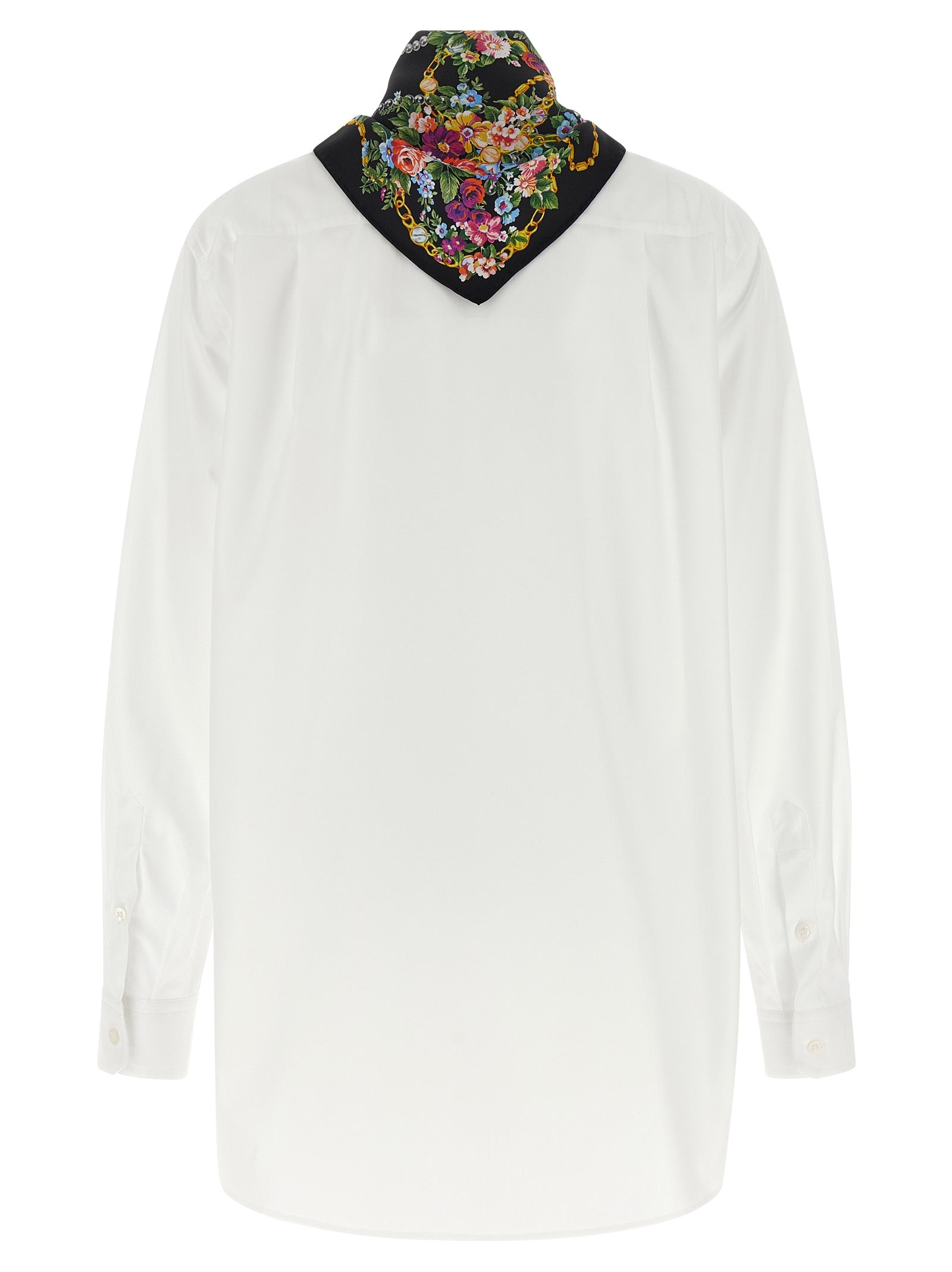 Dolce & Gabbana White Cotton Blouse Dolce & Gabbana