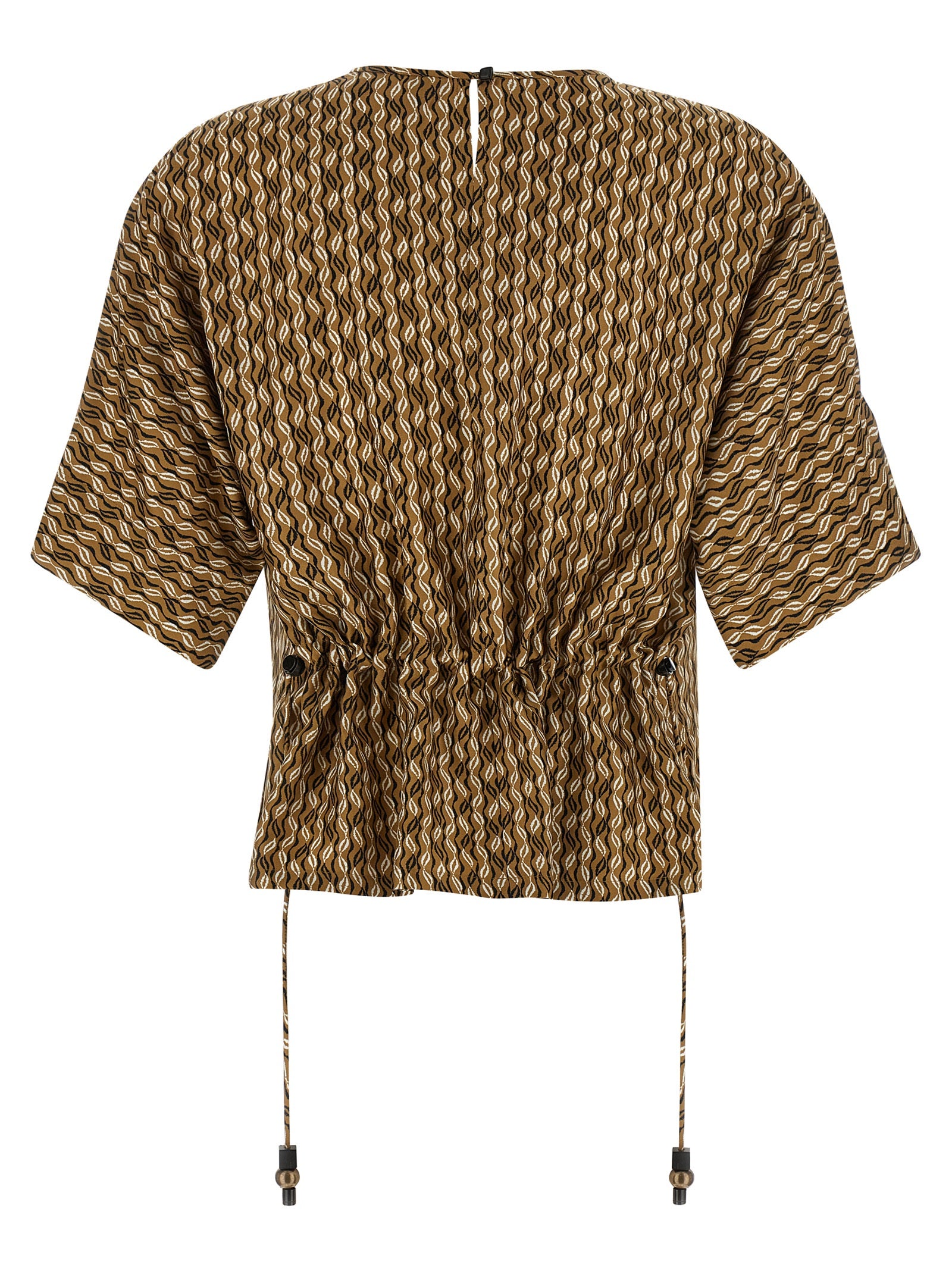 Max Mara Brown Silk Blouse Max Mara
