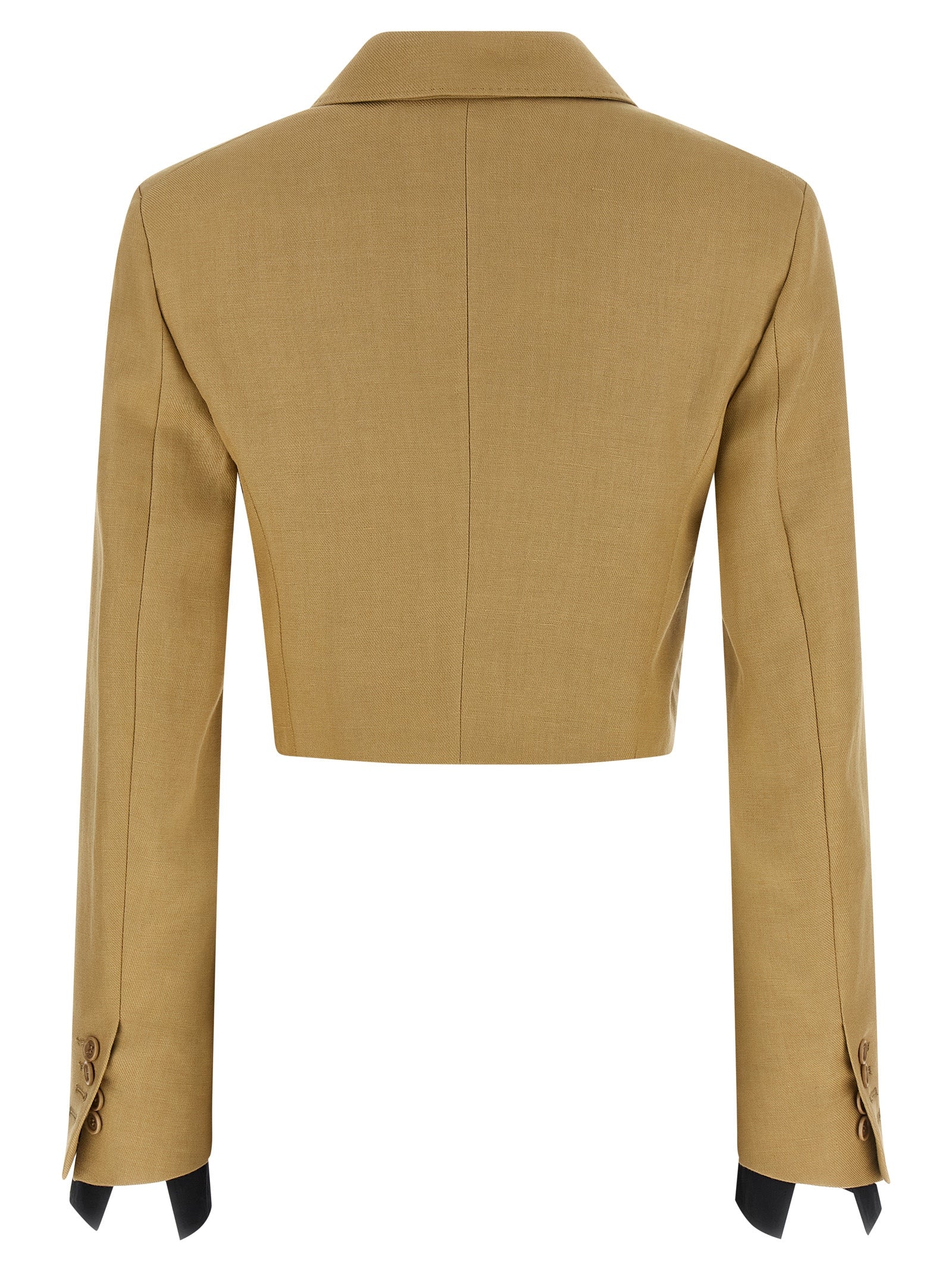 Max Mara Beige Linen Blazer Max Mara