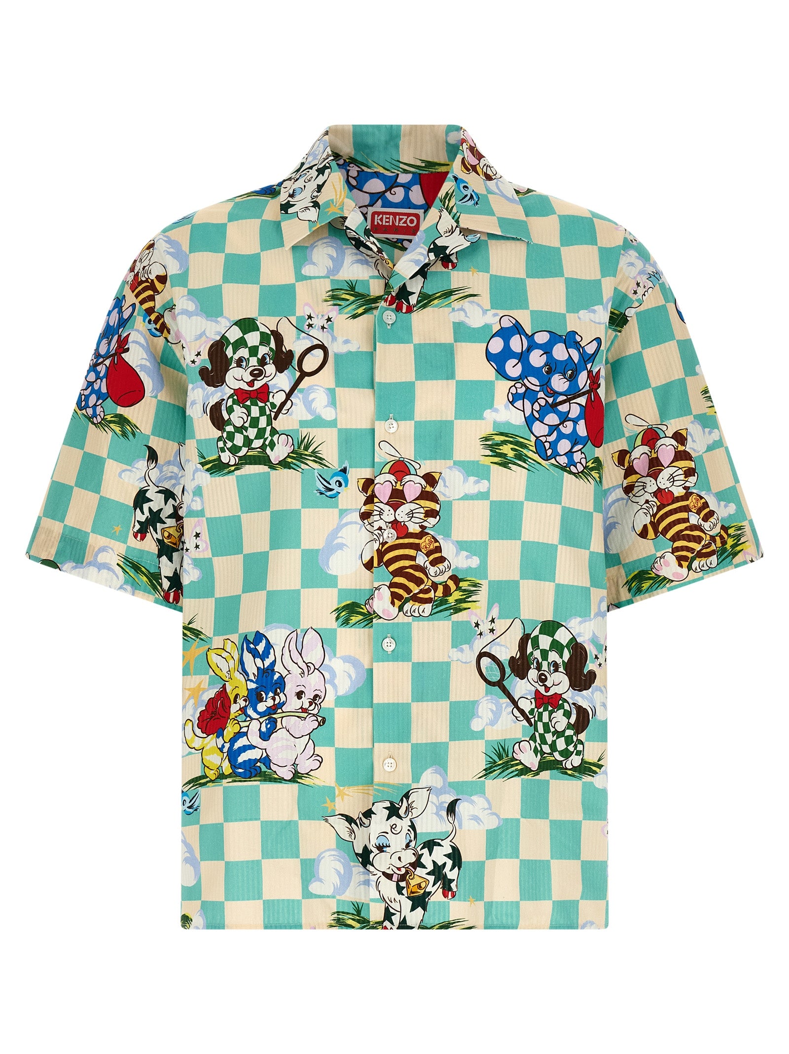 Kenzo Multicolor Cotton Blouse Kenzo