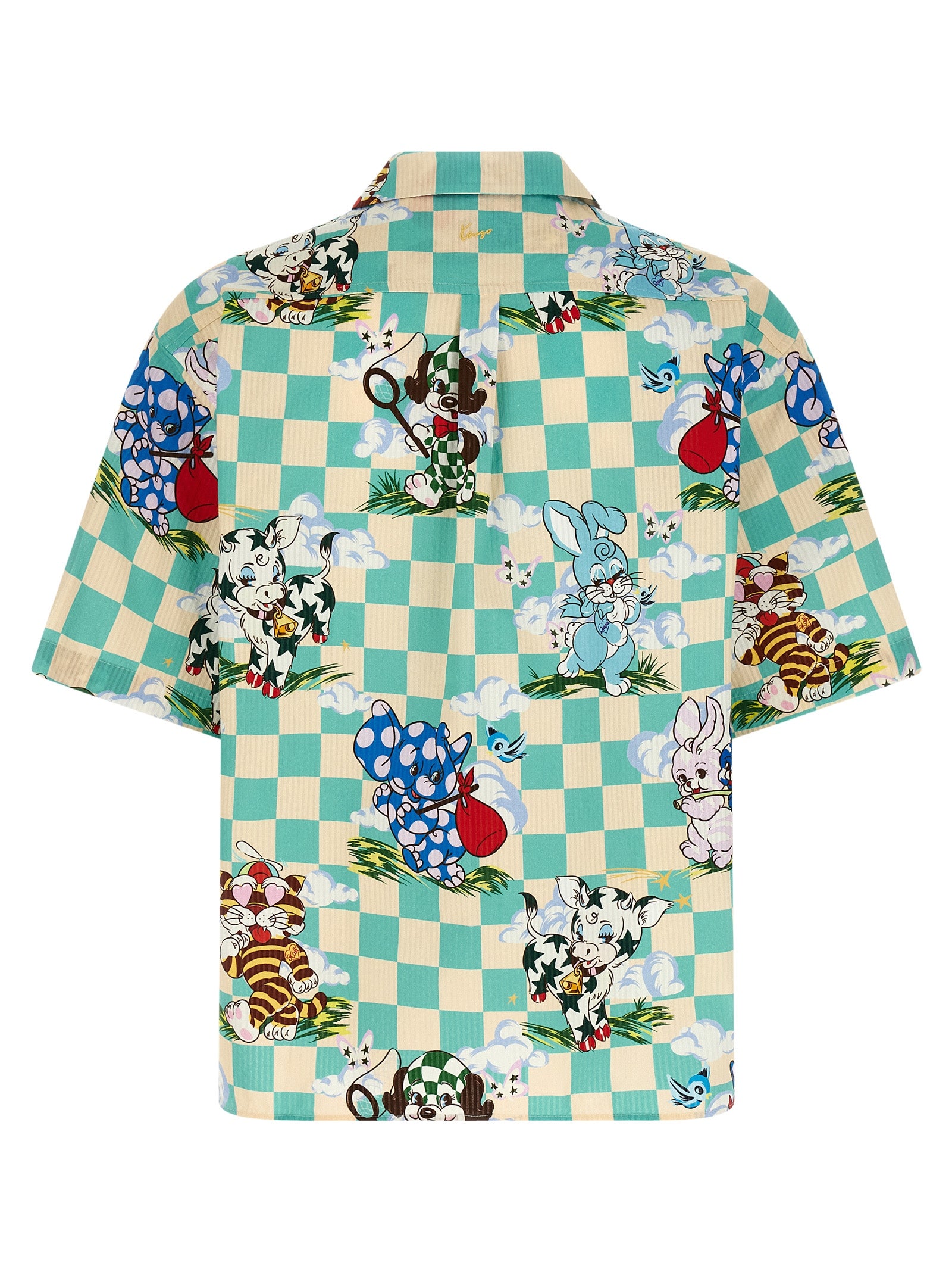 Kenzo Multicolor Cotton Blouse Kenzo