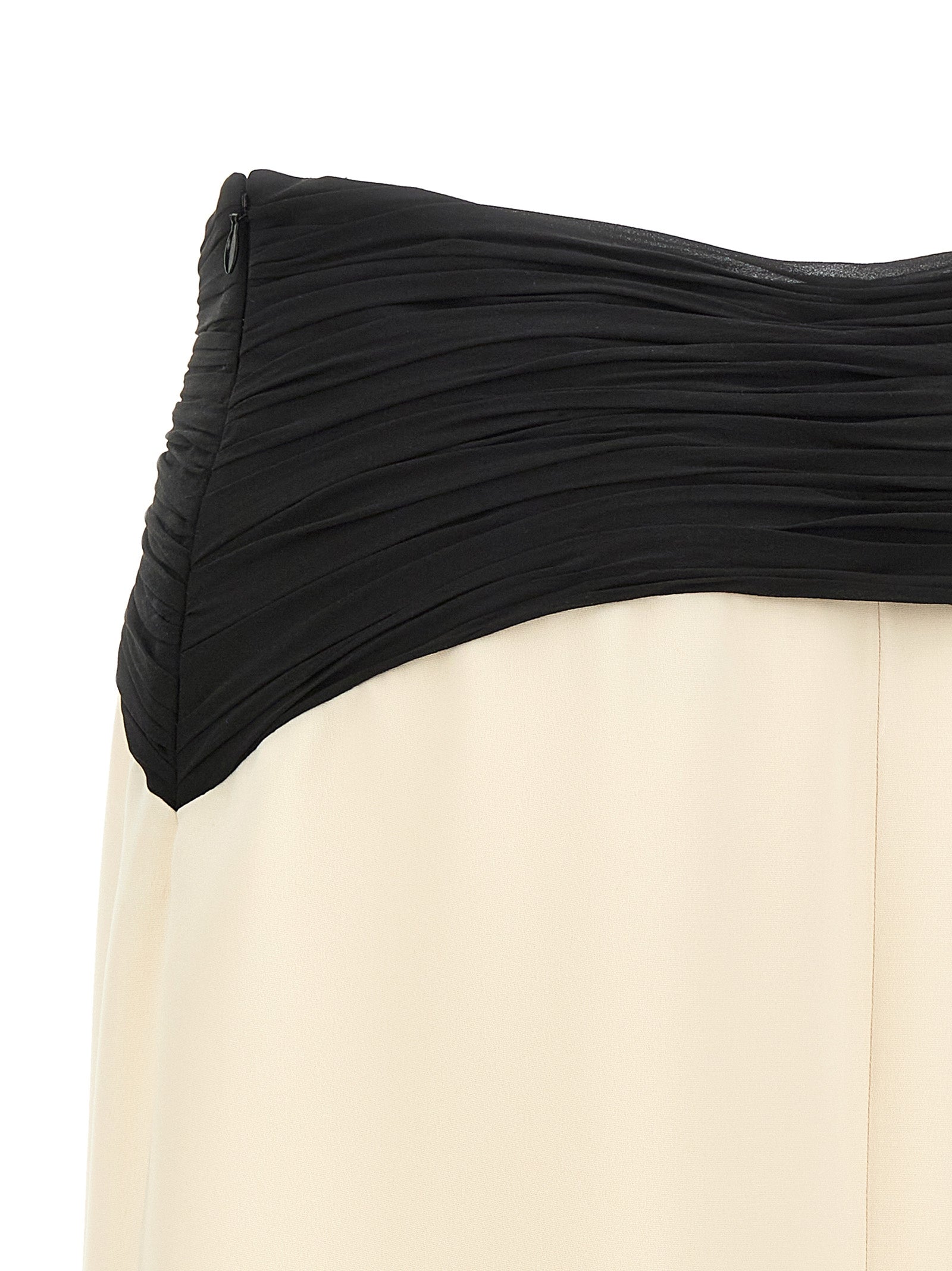 Valentino Garavani Bicolor Silk Mini Skirt Valentino Garavani