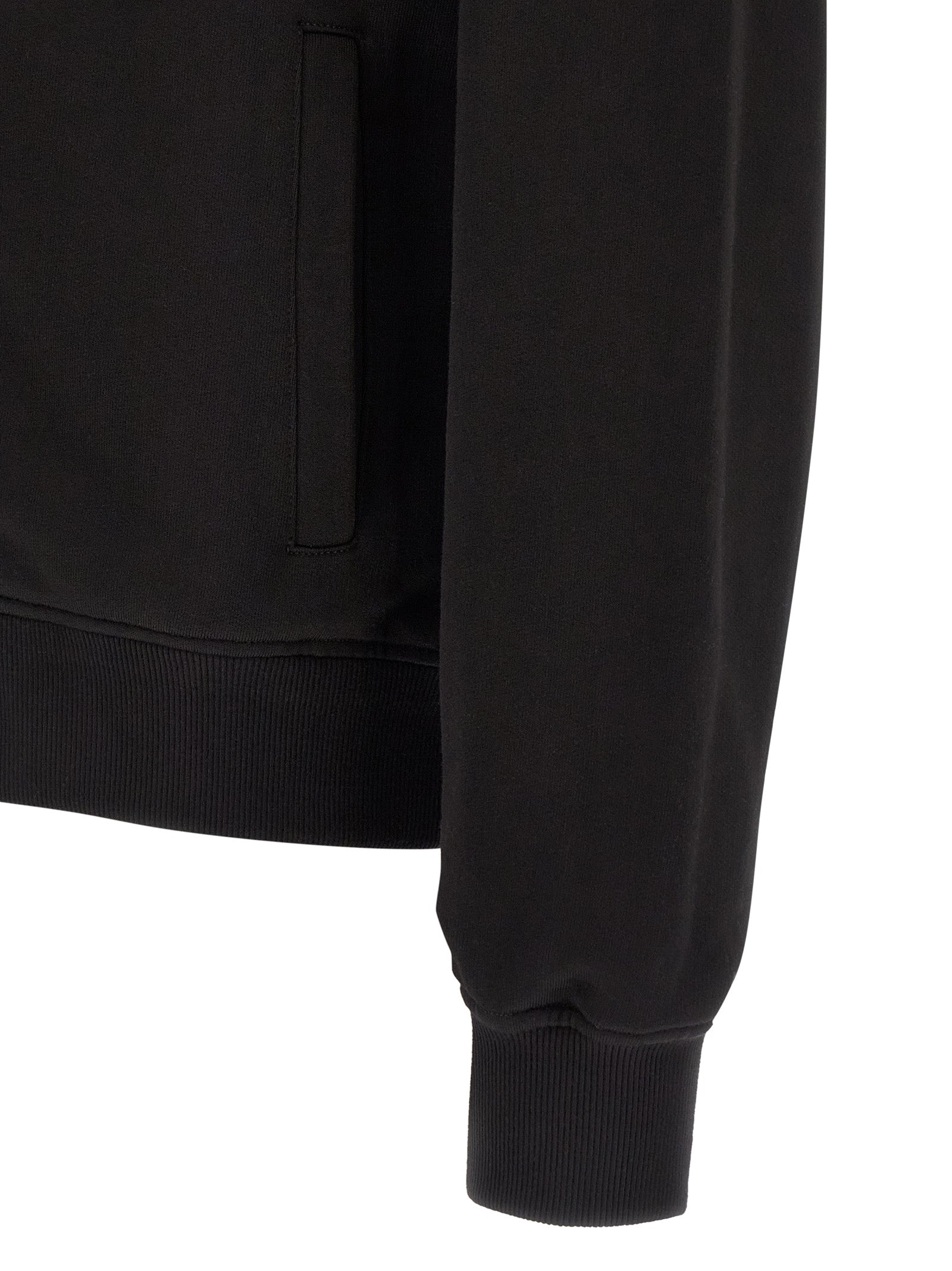 Dolce & Gabbana Black Cotton Sweatshirt Dolce & Gabbana