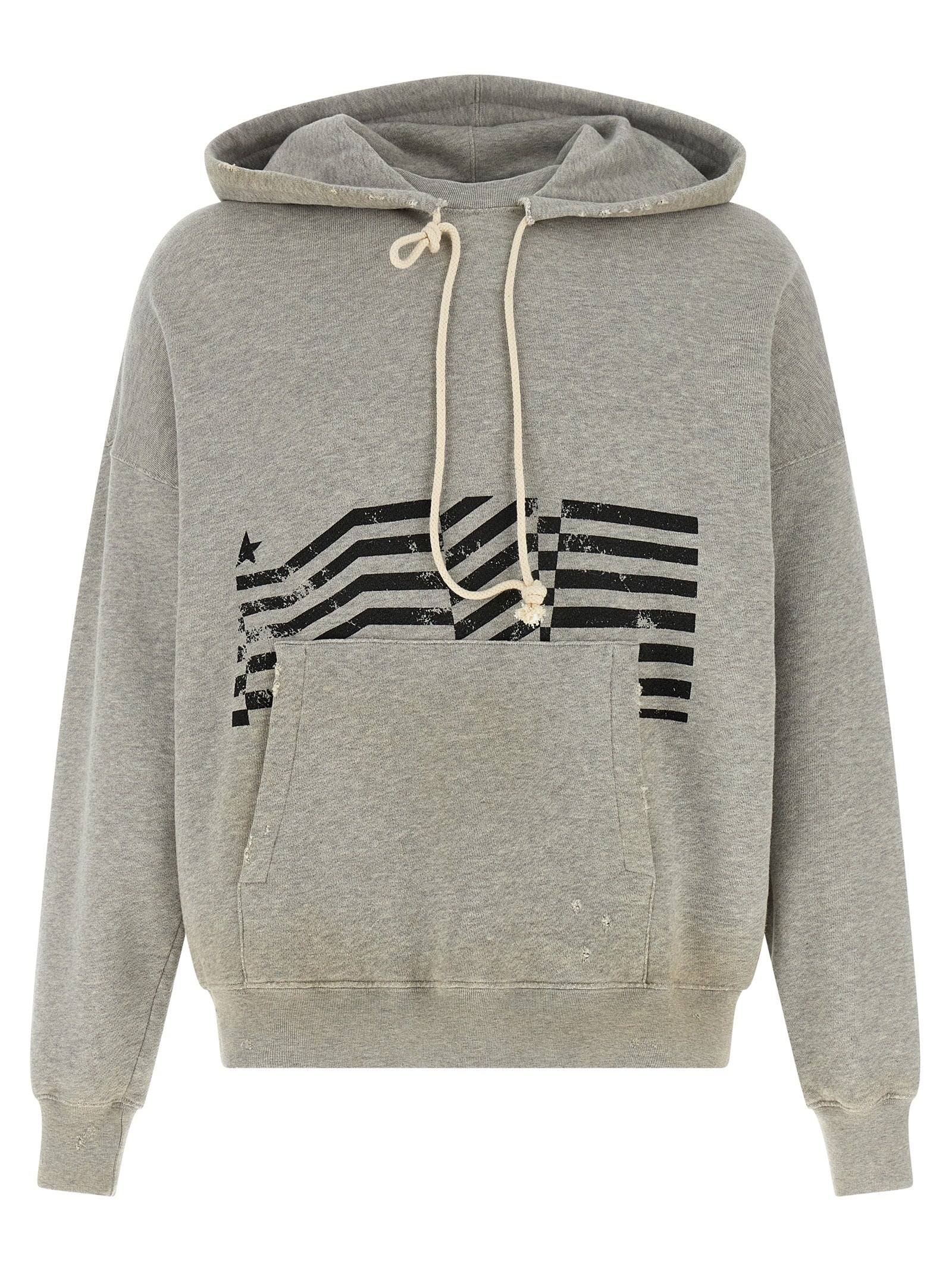 Golden Goose Gray Cotton Sweatshirt Golden Goose