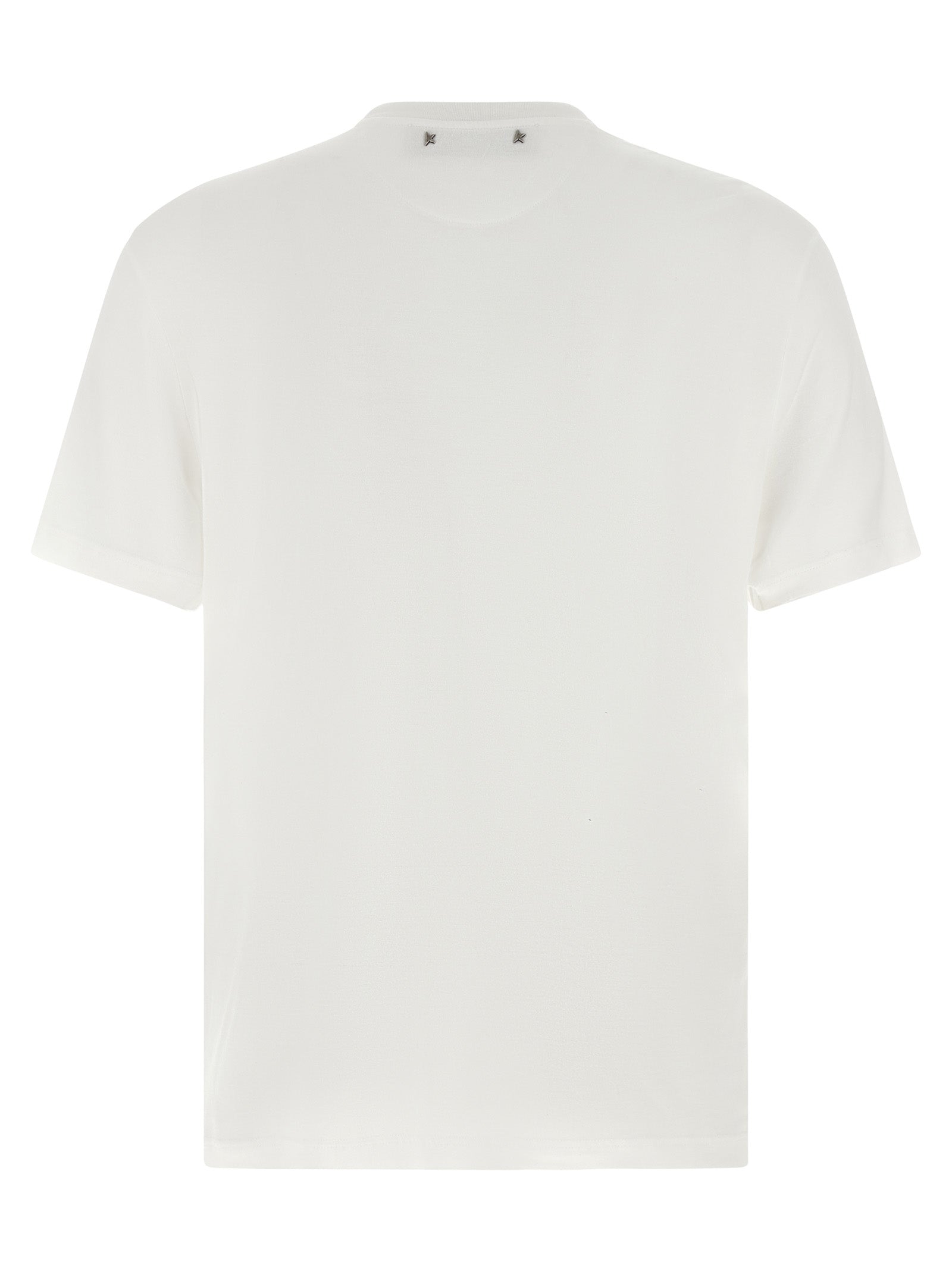 Golden Goose White Lyocell T-Shirt Golden Goose
