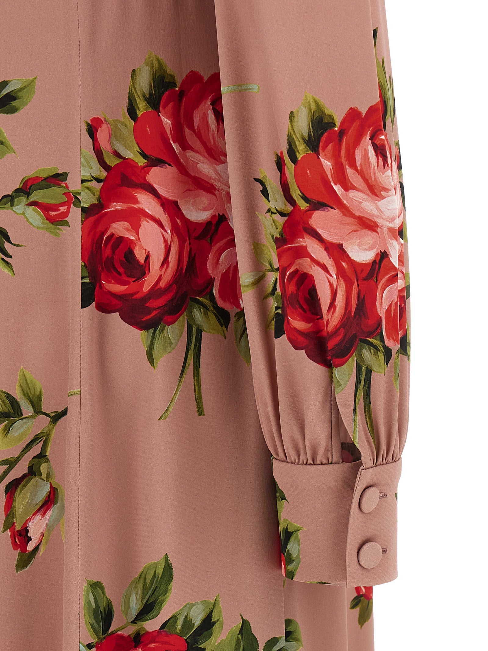 Dolce & Gabbana Multicolor Silk Long Dress Dolce & Gabbana