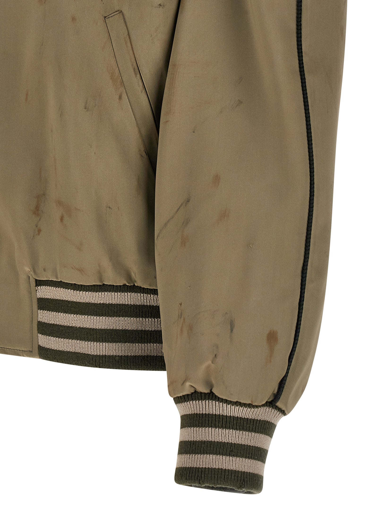 Golden Goose Bicolor Acetate Bomber Golden Goose