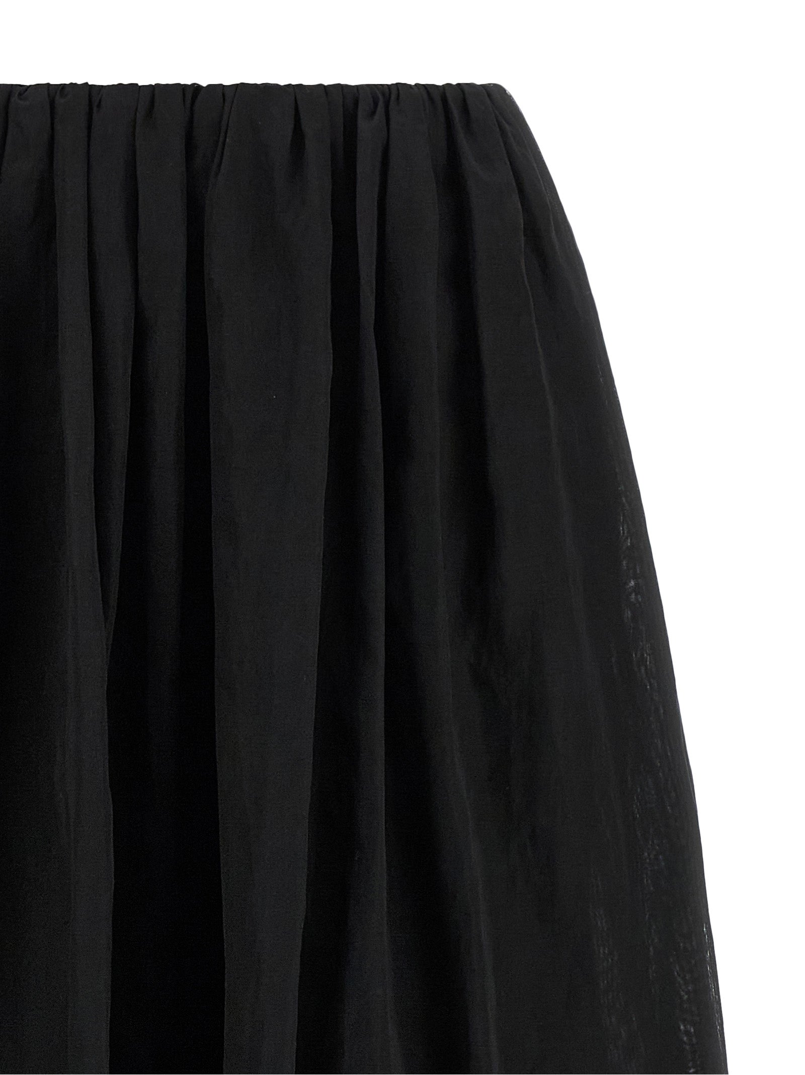 Brunello Cucinelli Black Cotton Mini Skirt Brunello Cucinelli