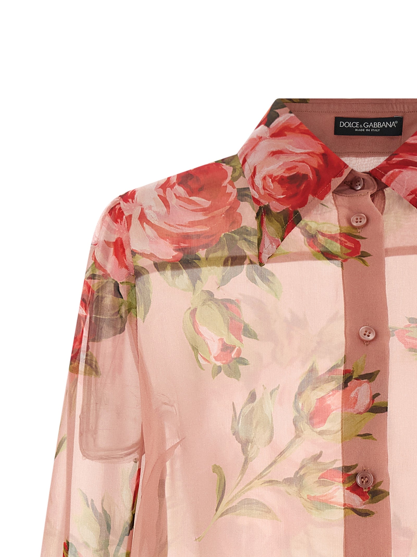 Dolce & Gabbana Multicolor Silk Blouse Dolce & Gabbana