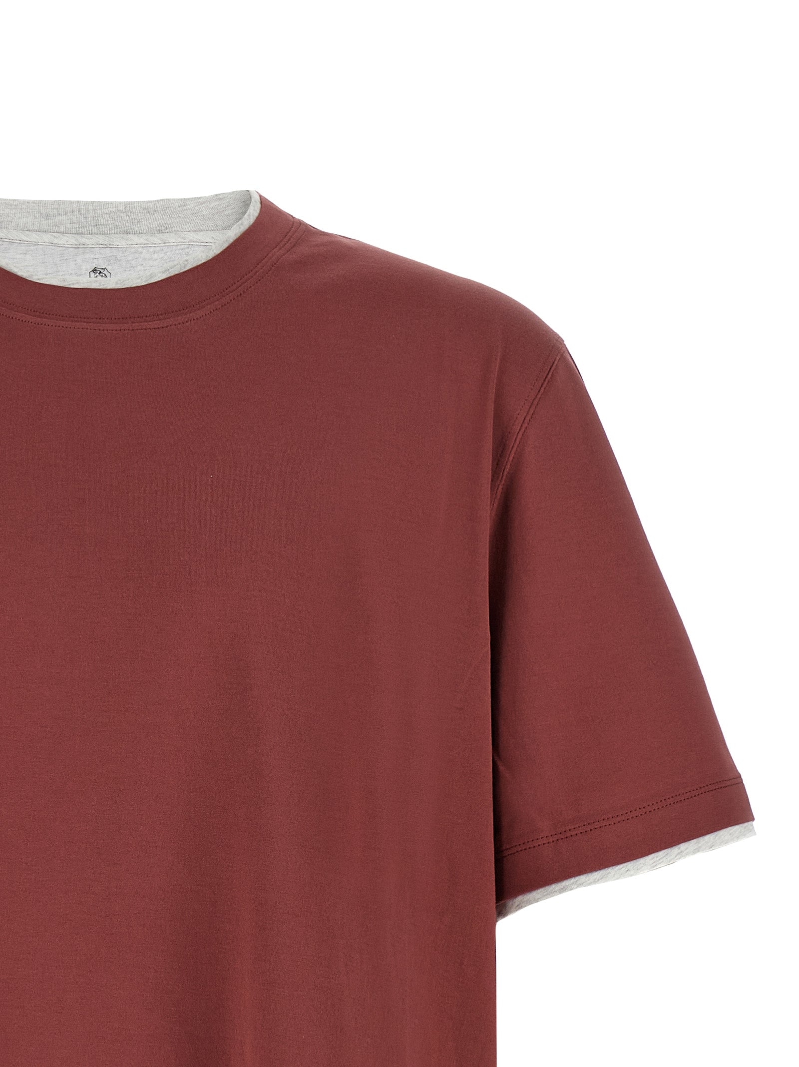 Brunello Cucinelli Multicolor Cotton T-Shirt Brunello Cucinelli