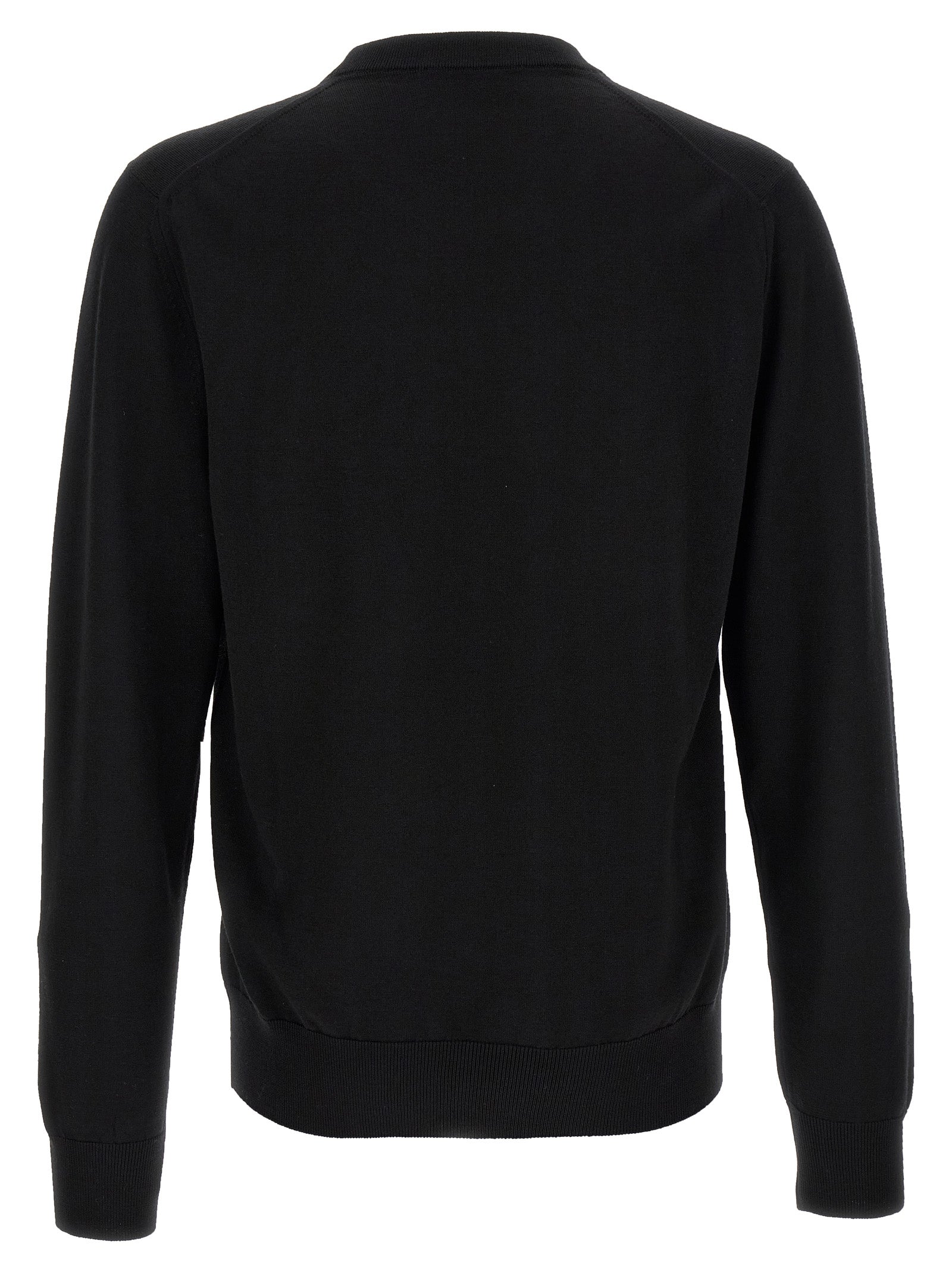 Dolce & Gabbana Black Virgin Wool Cardigan Dolce & Gabbana