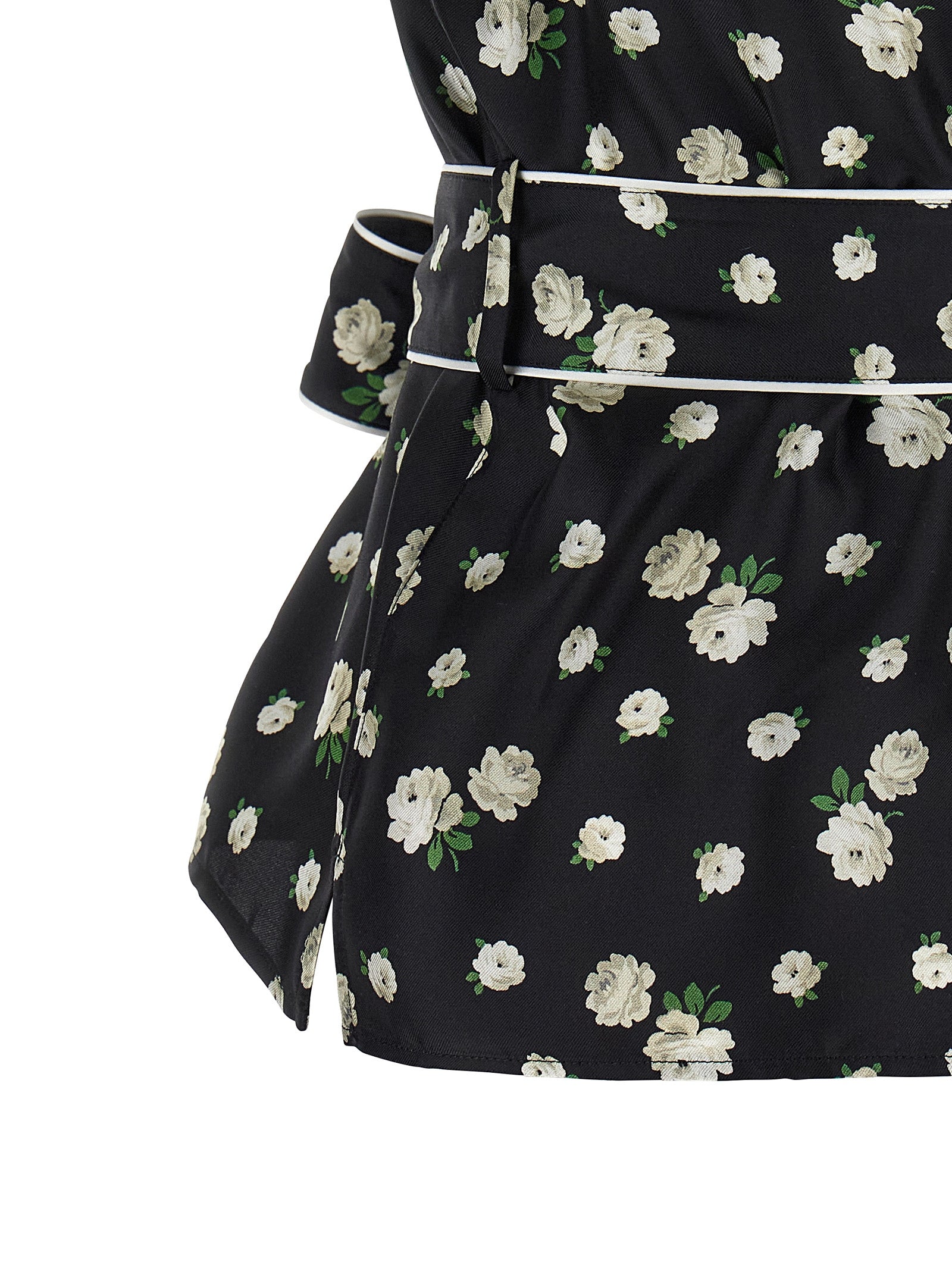 Dolce & Gabbana Black Silk Blouse Dolce & Gabbana
