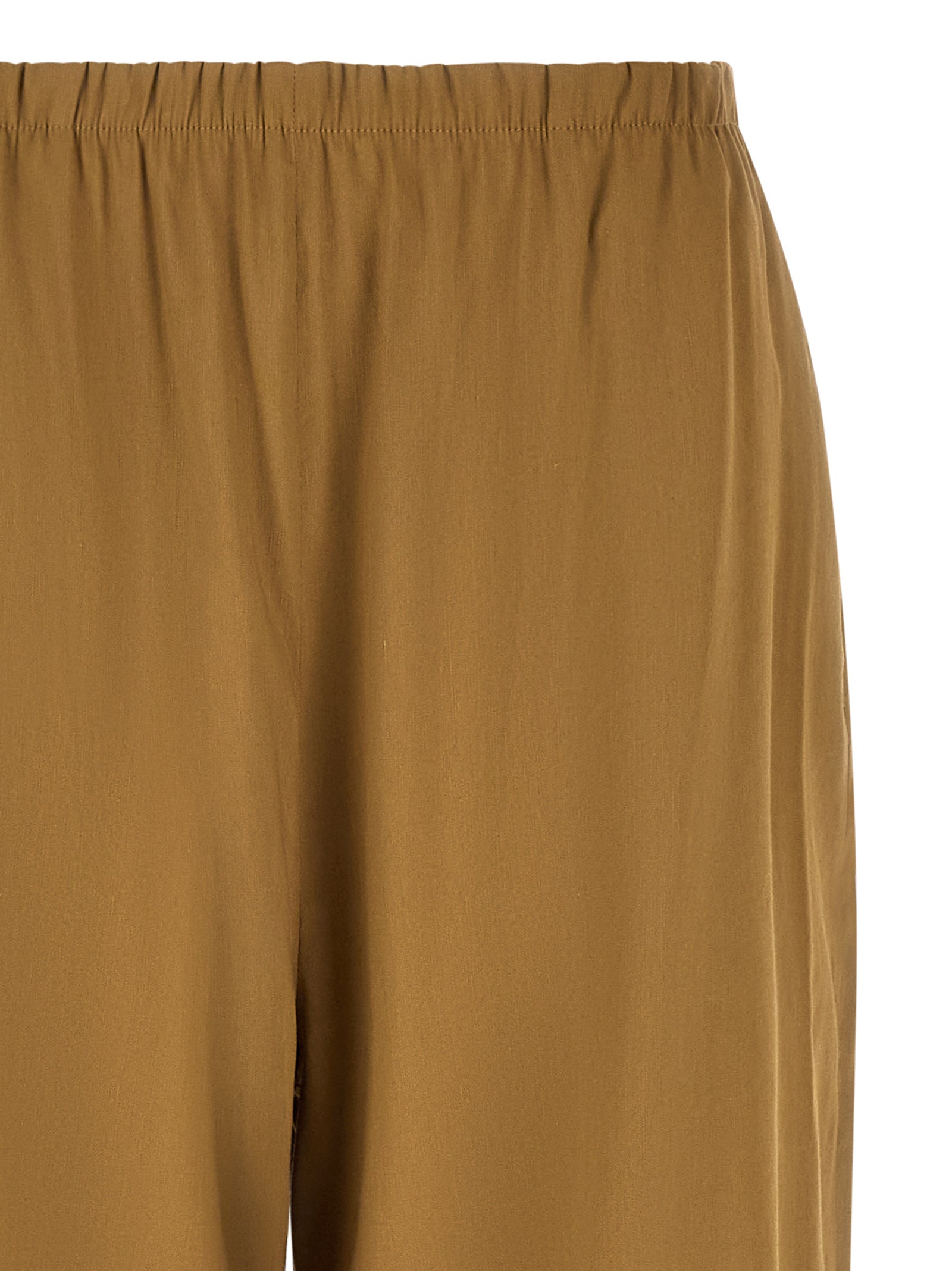 Max Mara Beige Linen Casual Pants Max Mara