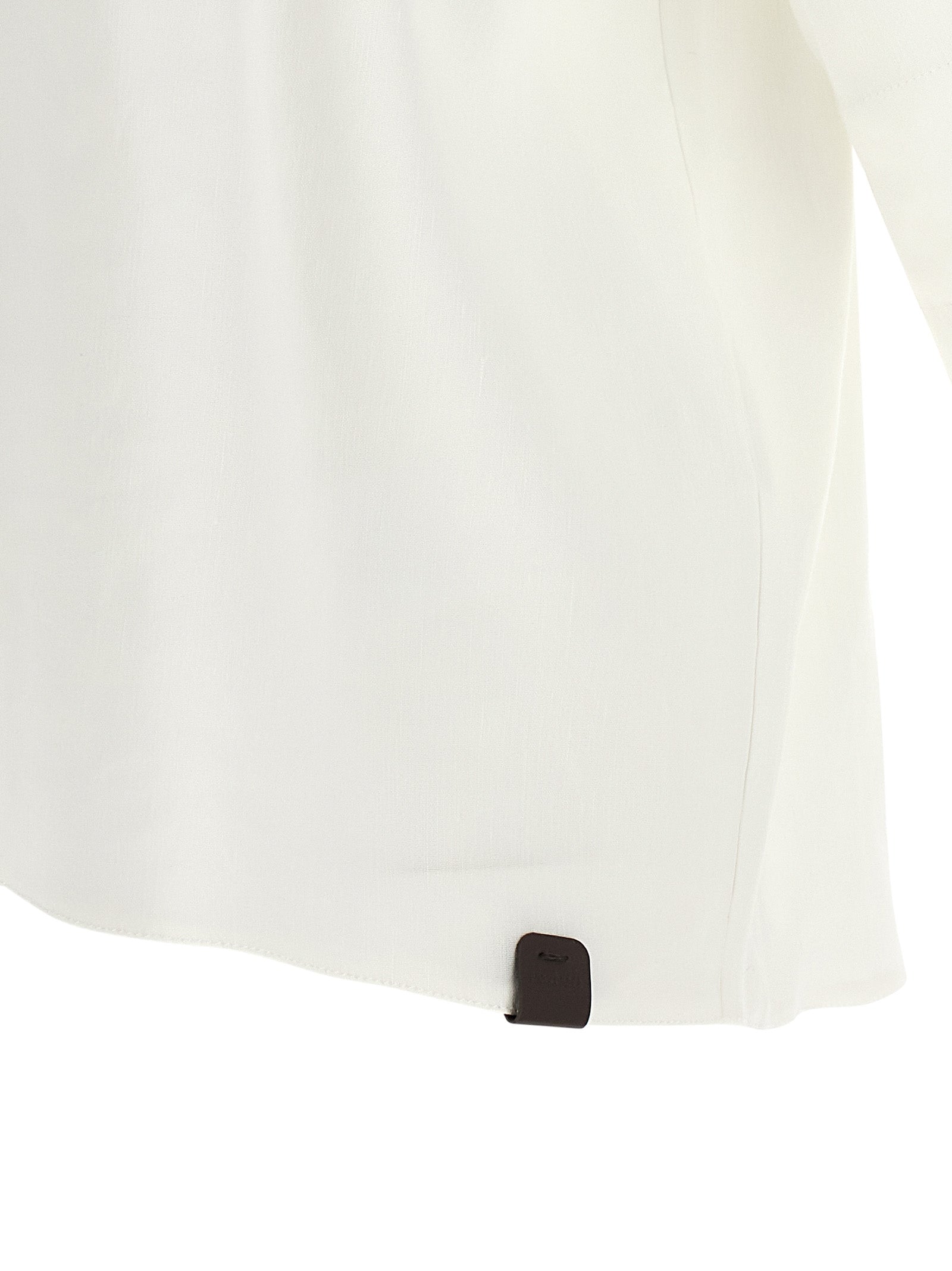Max Mara White Linen Blouse Max Mara