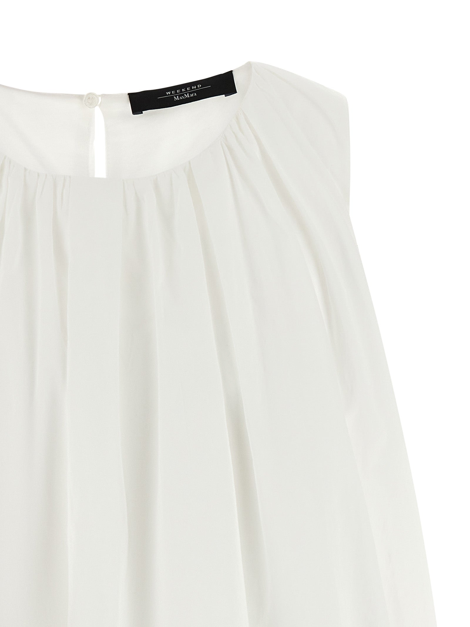 Max Mara White Cotton Shirt Max Mara