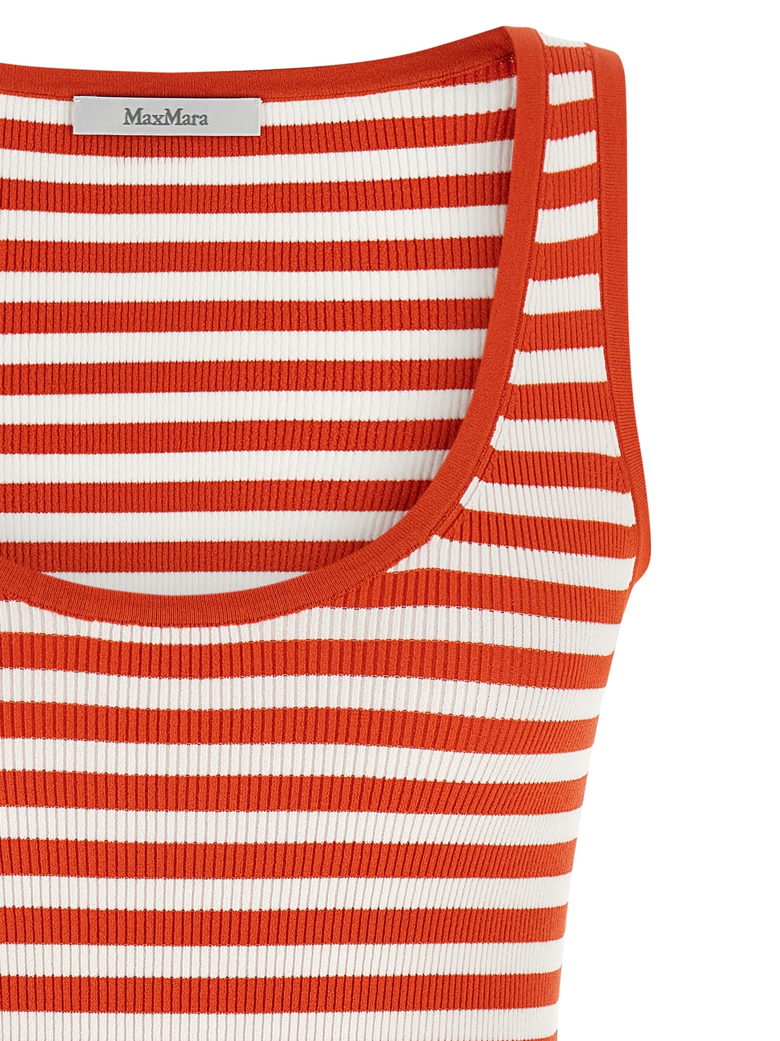Max Mara Multicolor Viscose Sleeveles T-Shirt Max Mara