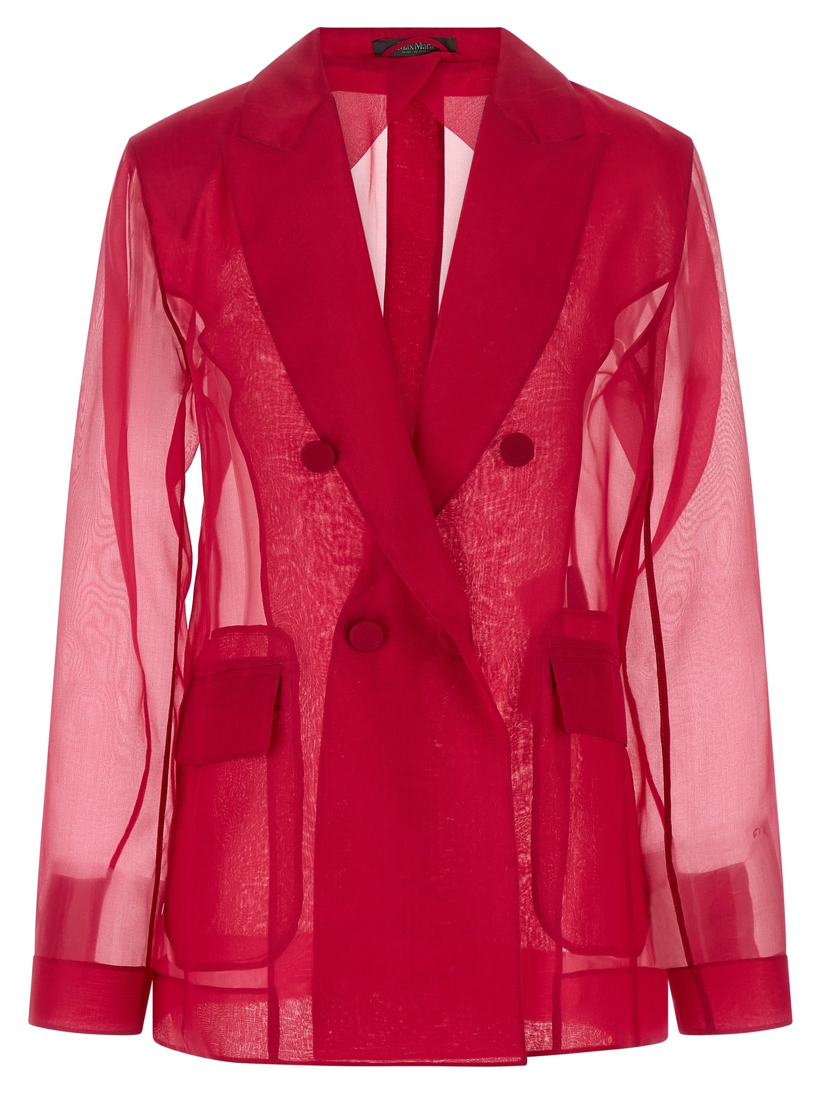 Max Mara Fuchsia Silk Blazer Max Mara