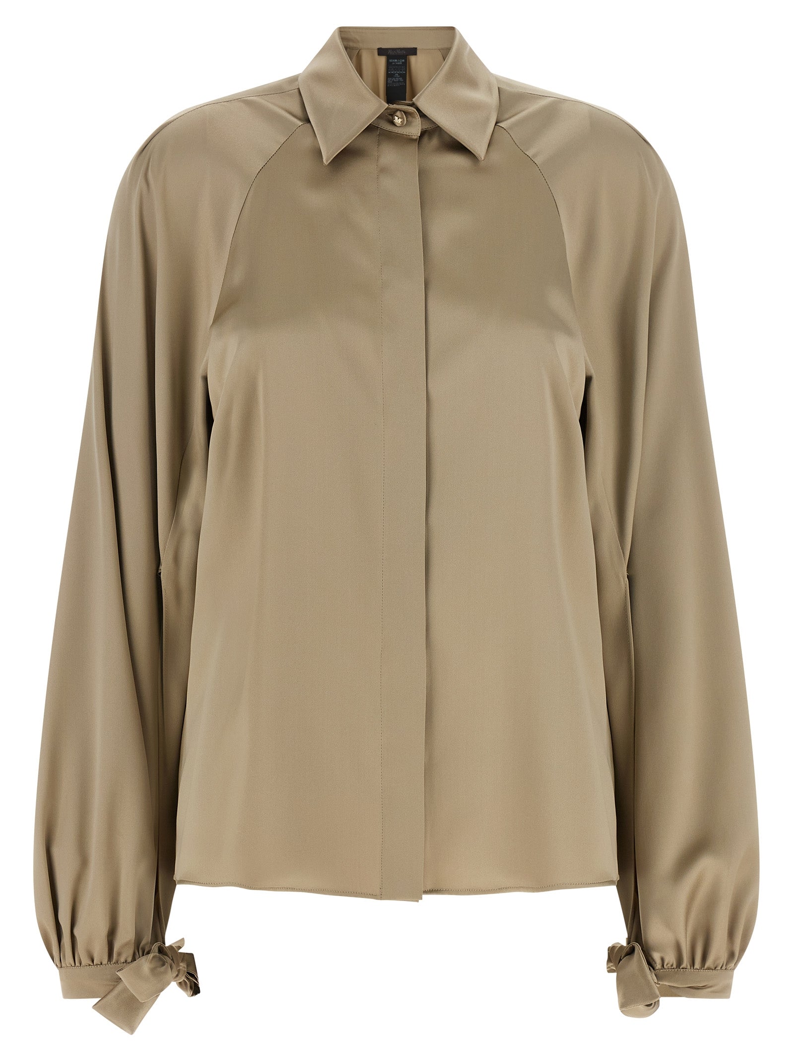 Max Mara Beige Silk Blouse Max Mara