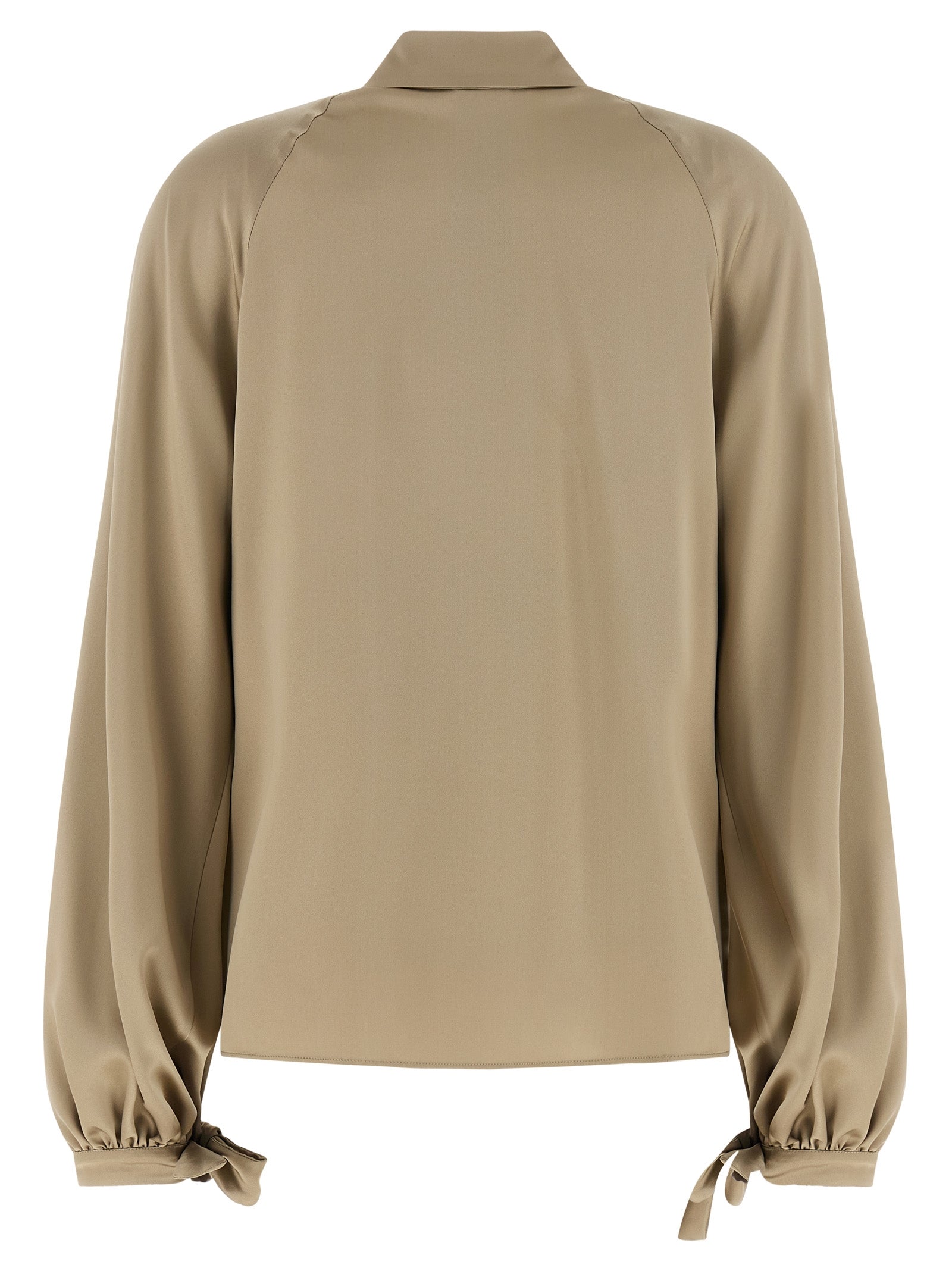 Max Mara Beige Silk Blouse Max Mara