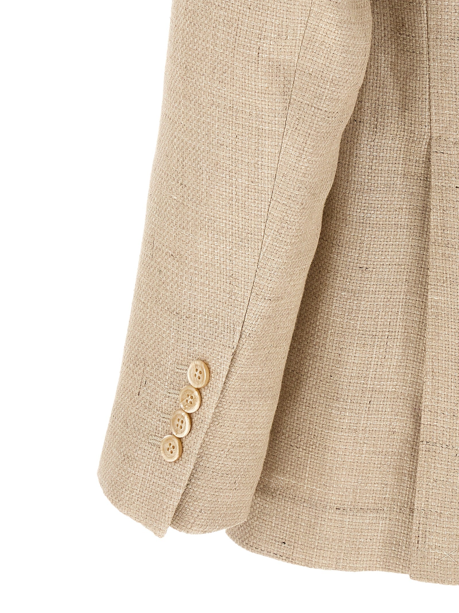 Brunello Cucinelli Beige Silk Two-Piece Suit Brunello Cucinelli