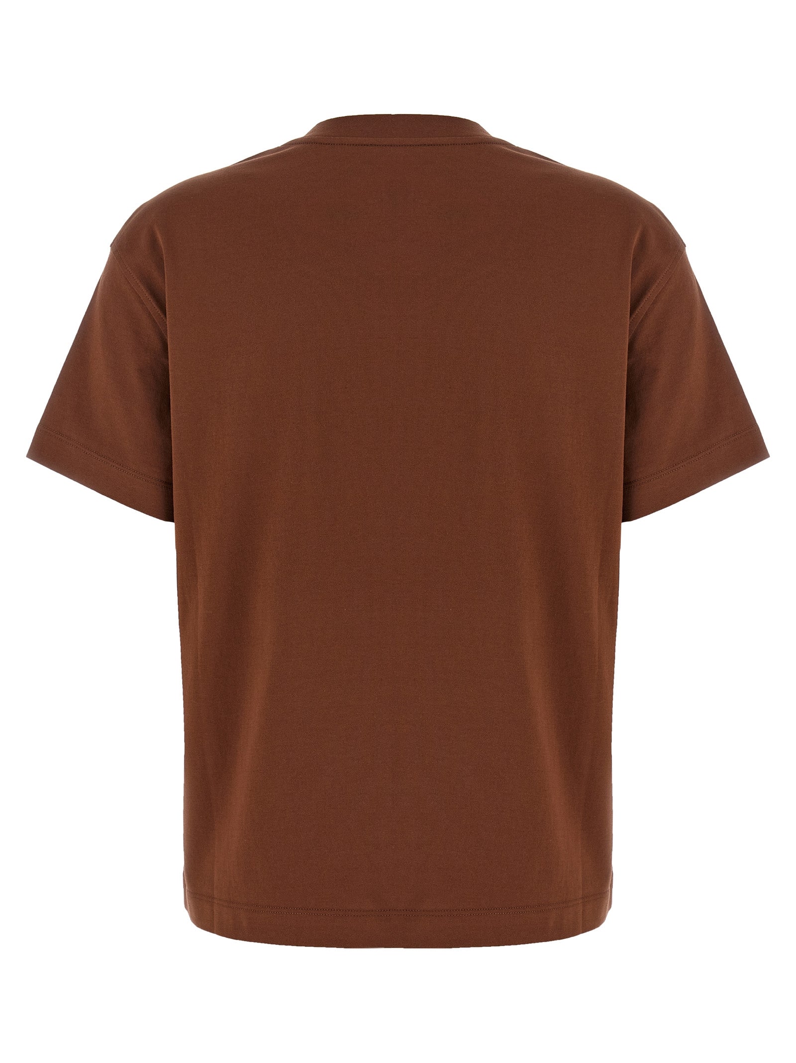 Brunello Cucinelli Brown Cotton T-Shirt Brunello Cucinelli