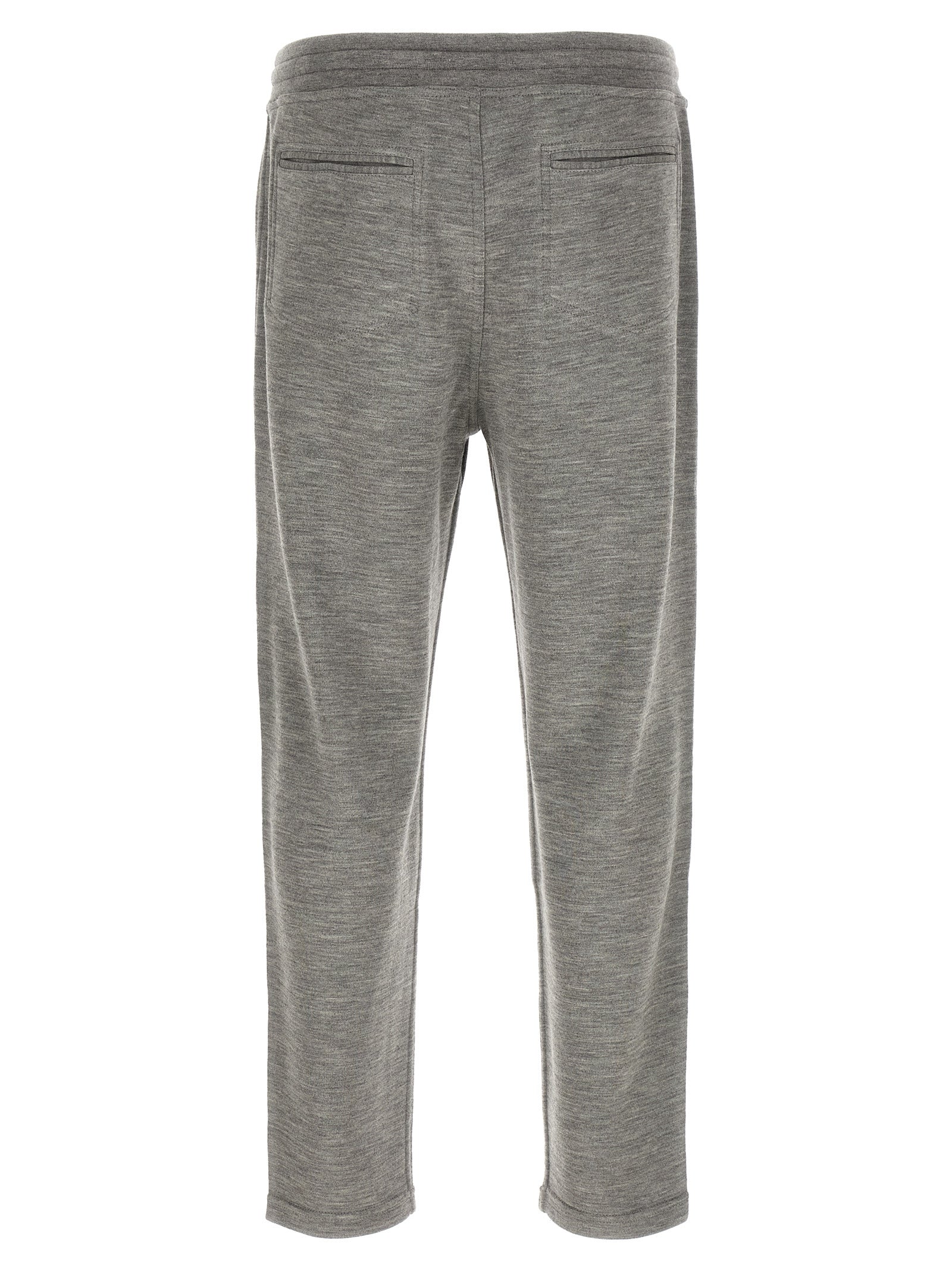 Brunello Cucinelli Gray Cashmere Joggers (Workout Pants) Brunello Cucinelli