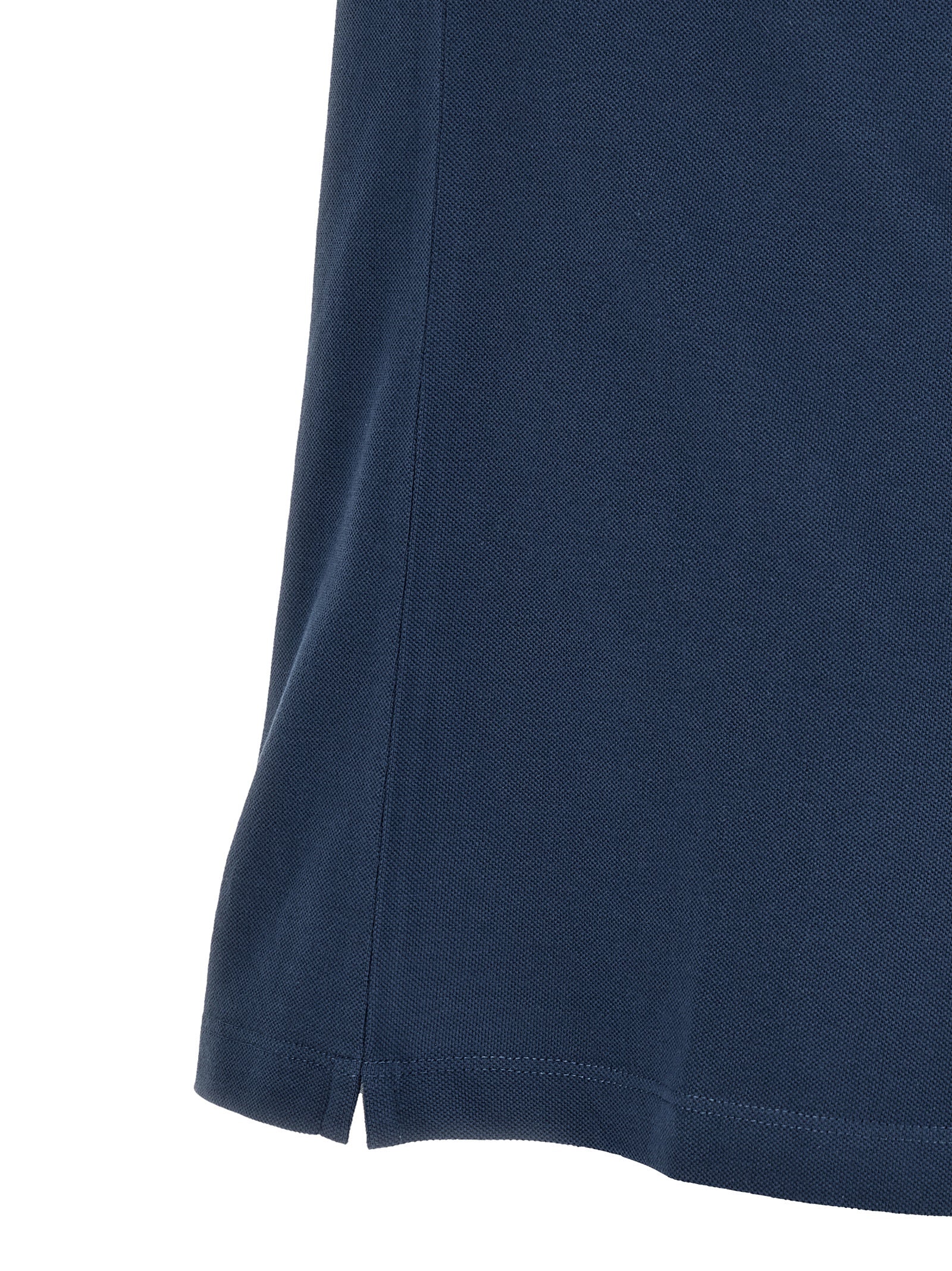 Brunello Cucinelli Blue Cotton Polo Shirt Brunello Cucinelli