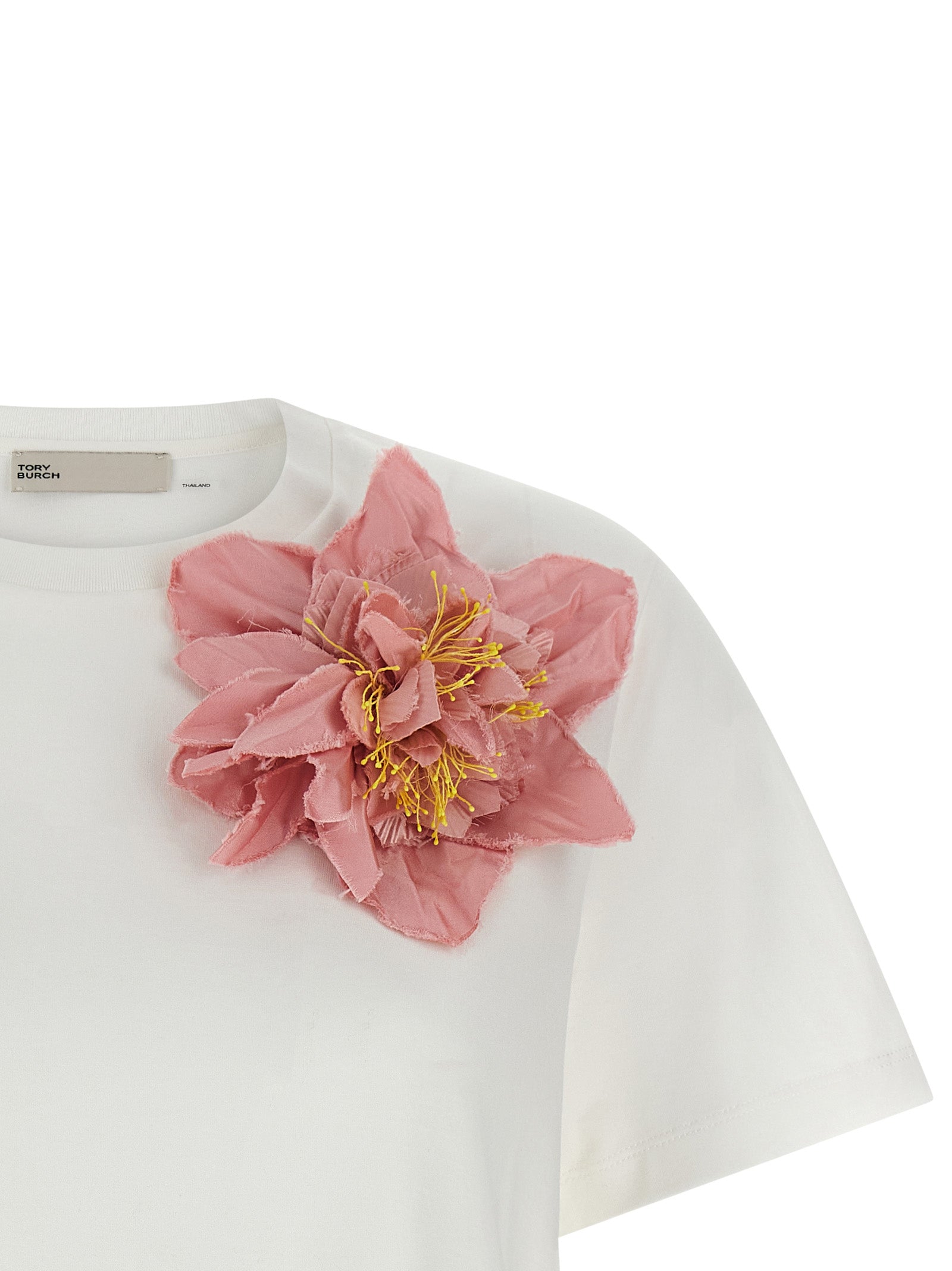 Tory Burch Multicolor Cotton T-Shirt Tory Burch