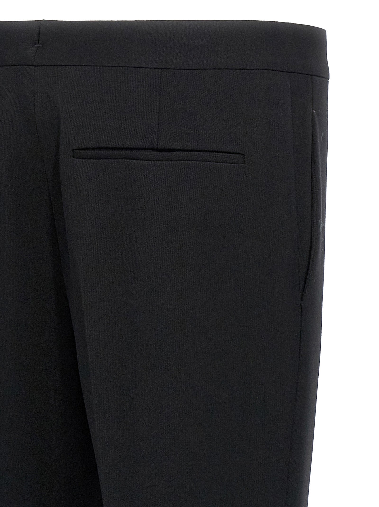 Saint Laurent Black Wool Dress Pants Saint Laurent