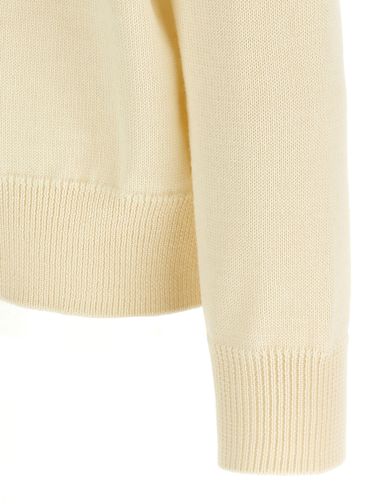 Jil Sander White Wool Cardigan Jil Sander