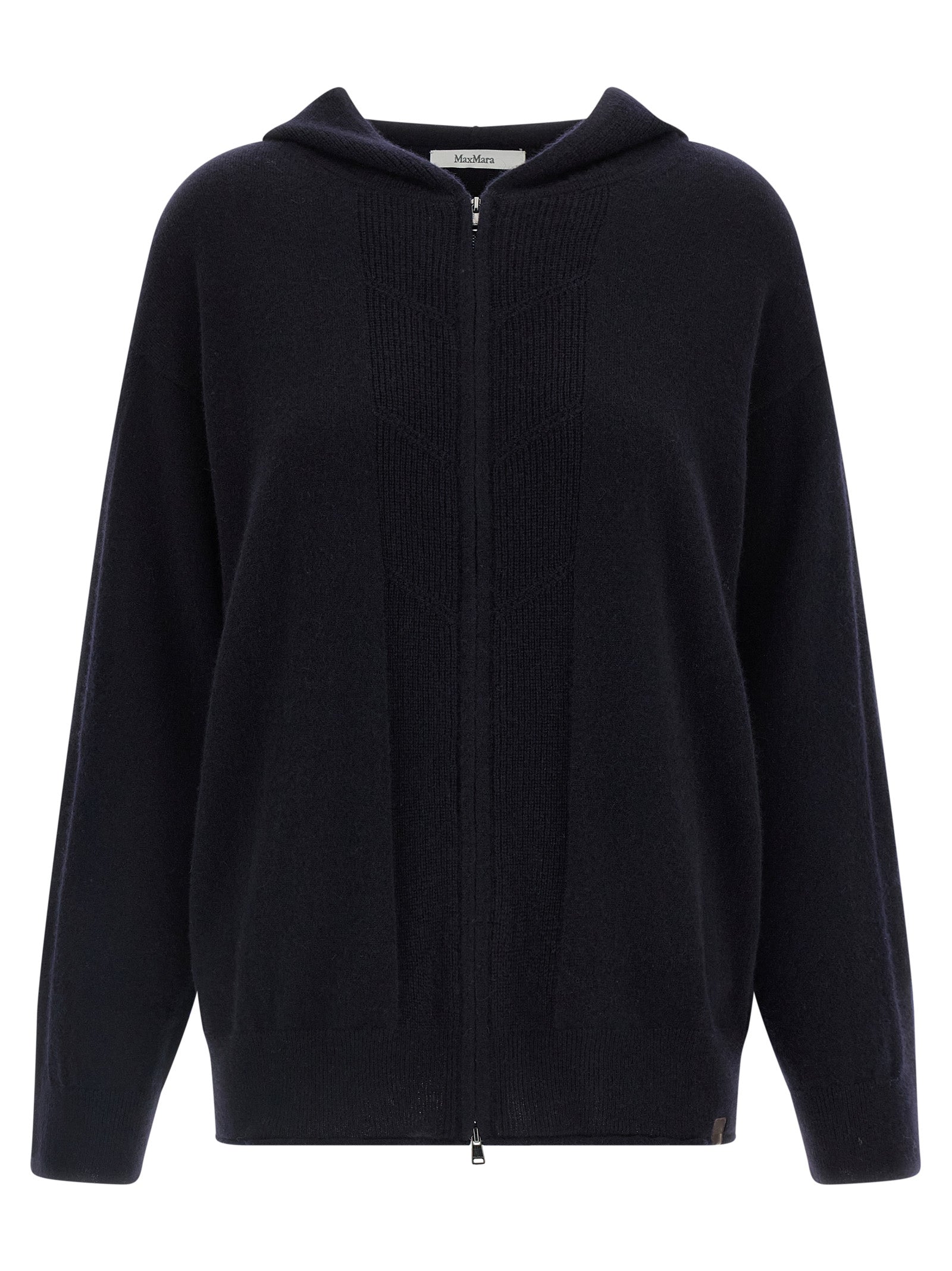 Max Mara Blue Cashmere Cardigan Max Mara