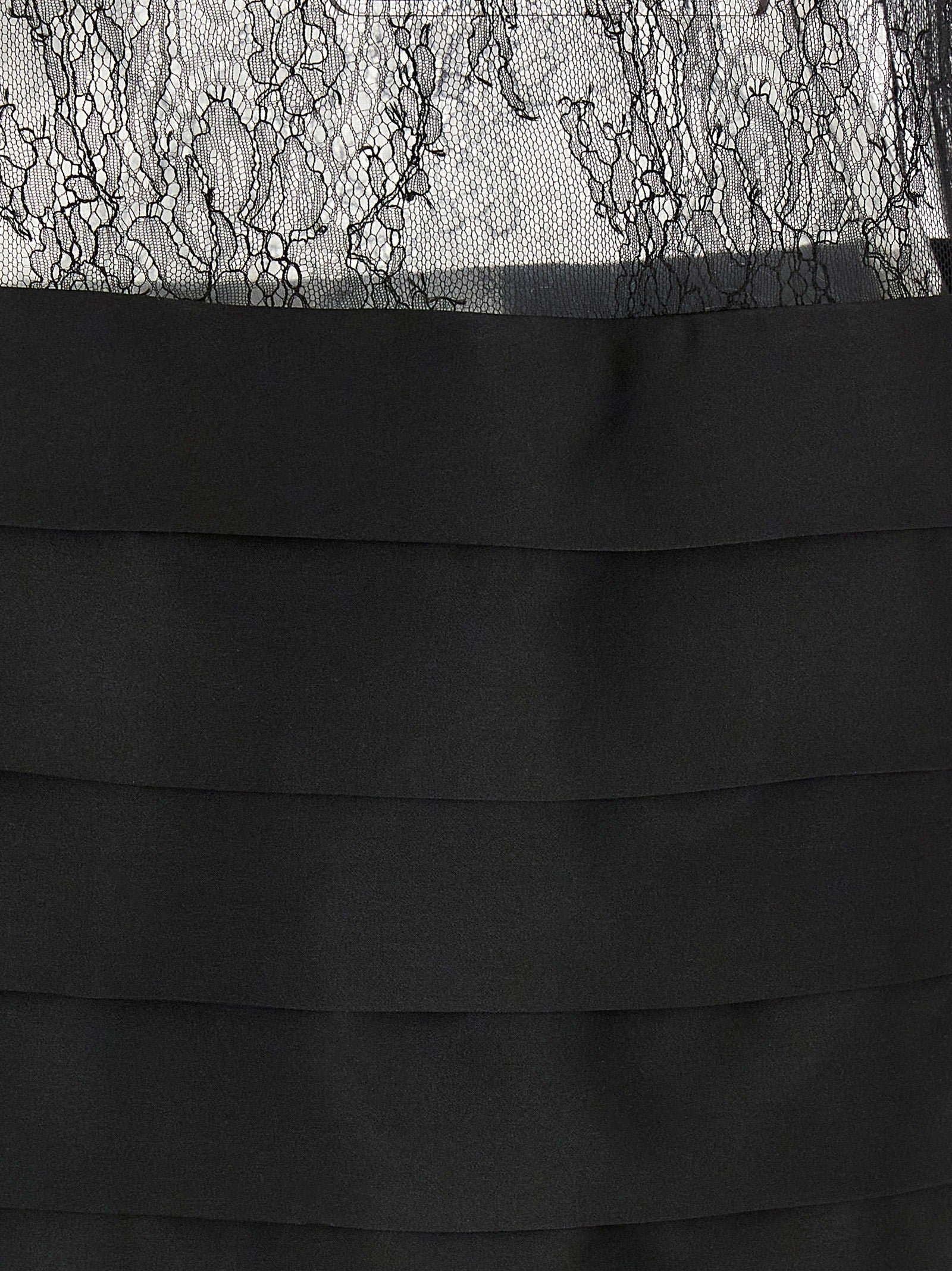Ferragamo Black Silk Short Dress Ferragamo