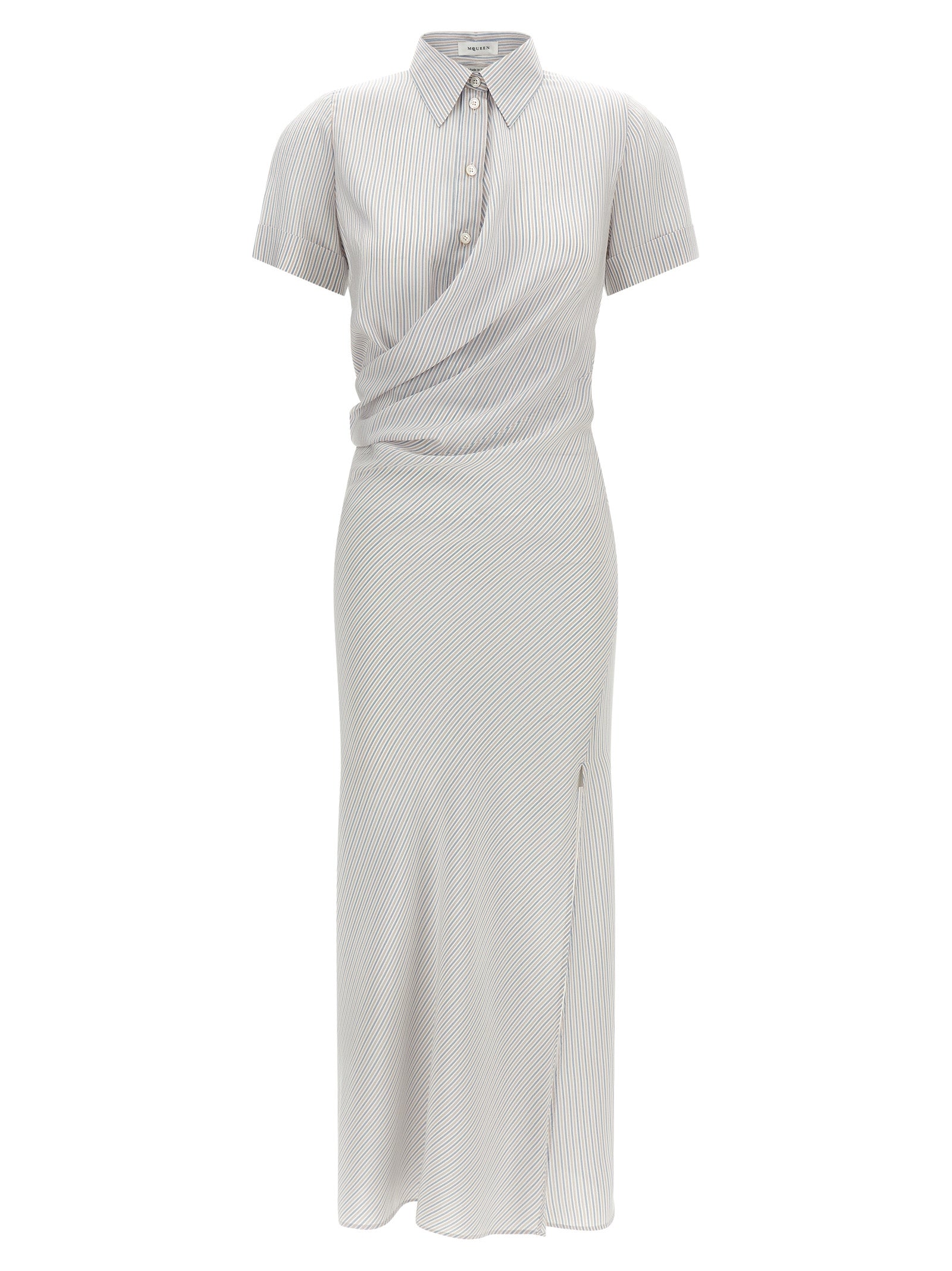 Alexander McQueen Multicolor Silk Long Dress Alexander McQueen