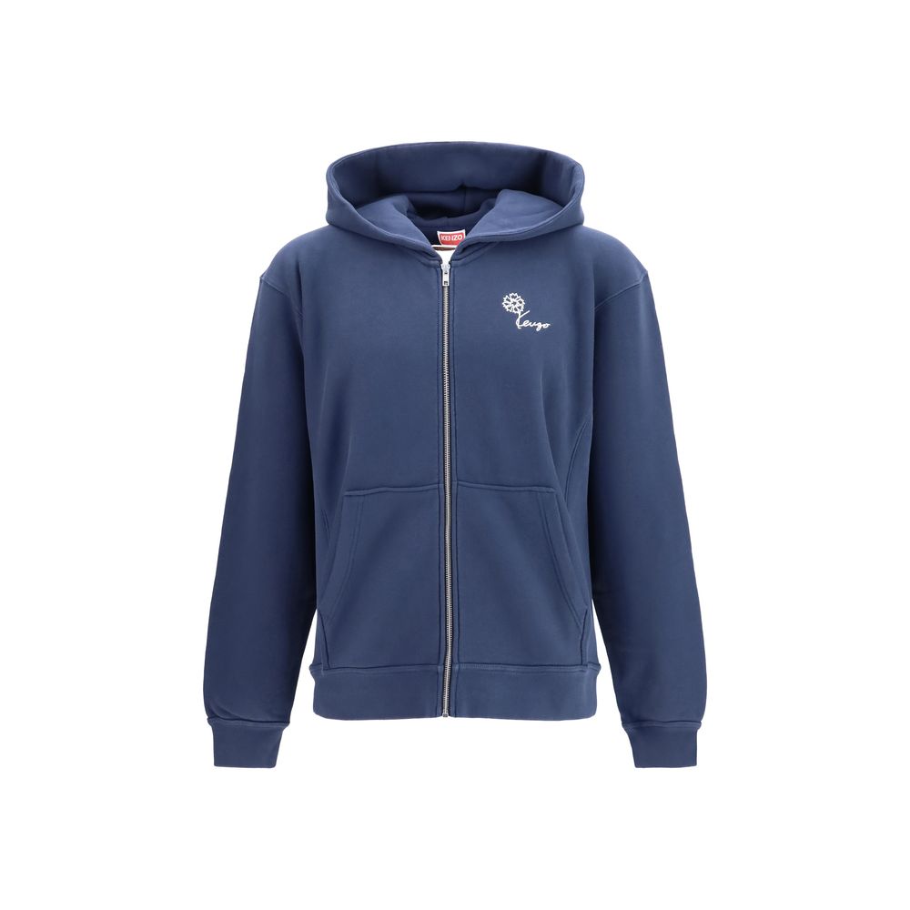 Kenzo Blue Cotton Sweatshirt Kenzo