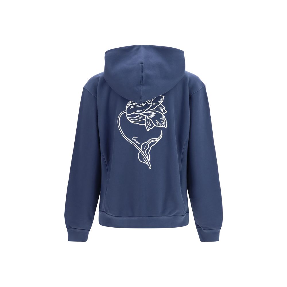 Kenzo Blue Cotton Sweatshirt Kenzo