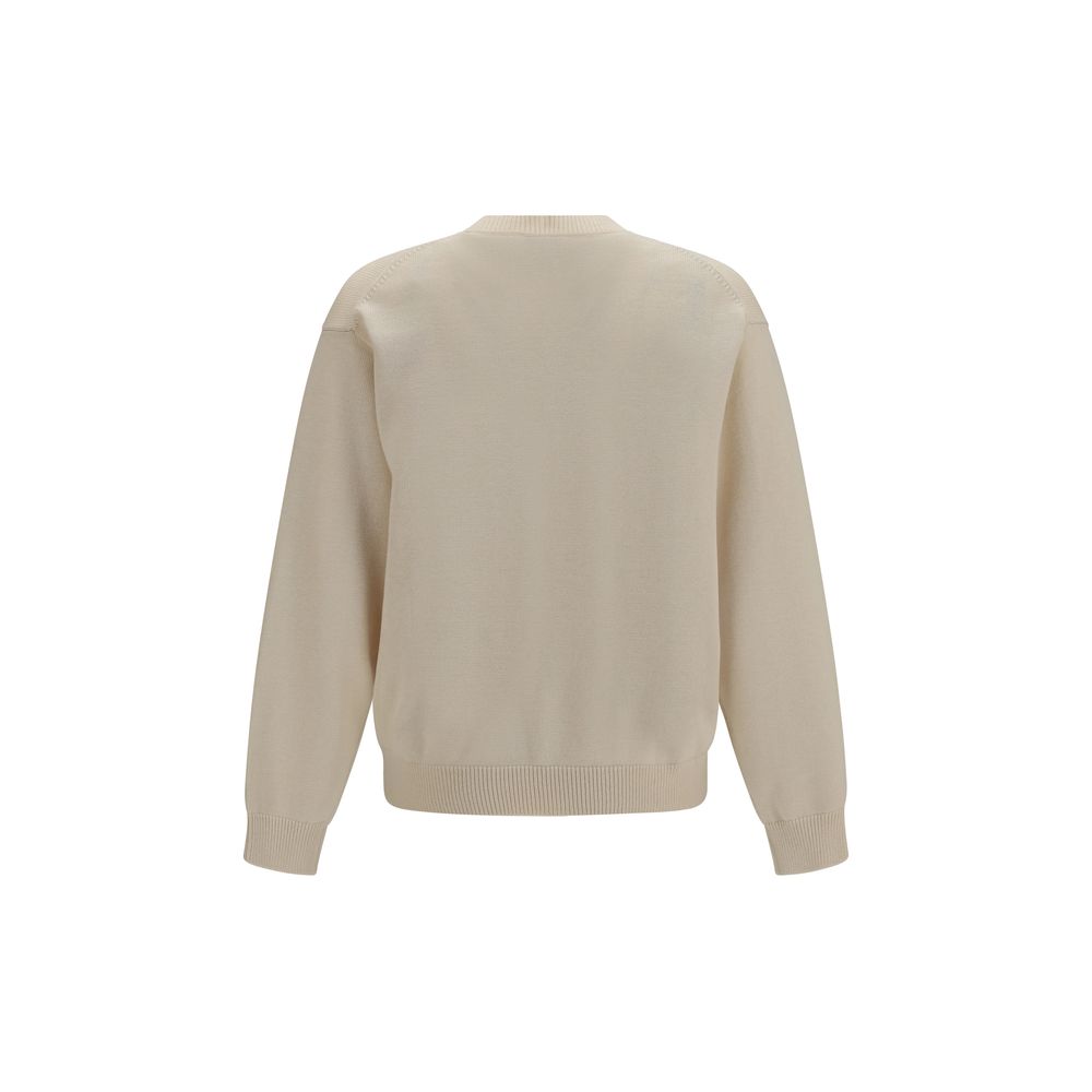 Kenzo Beige Wool Oves Aries Sweatshirt Kenzo