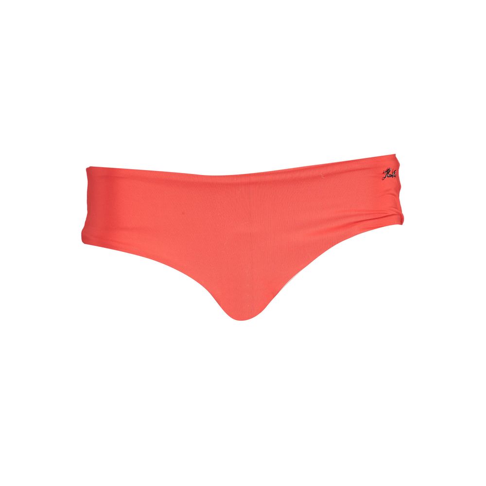 Karl Lagerfeld Red Polyamide Women's Swim Brief Karl Lagerfeld