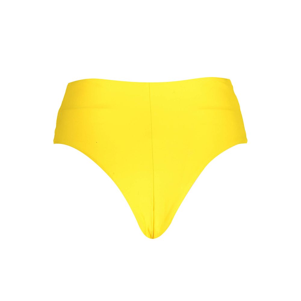 Karl Lagerfeld Yellow Polyamide Women's Swim Brief Karl Lagerfeld