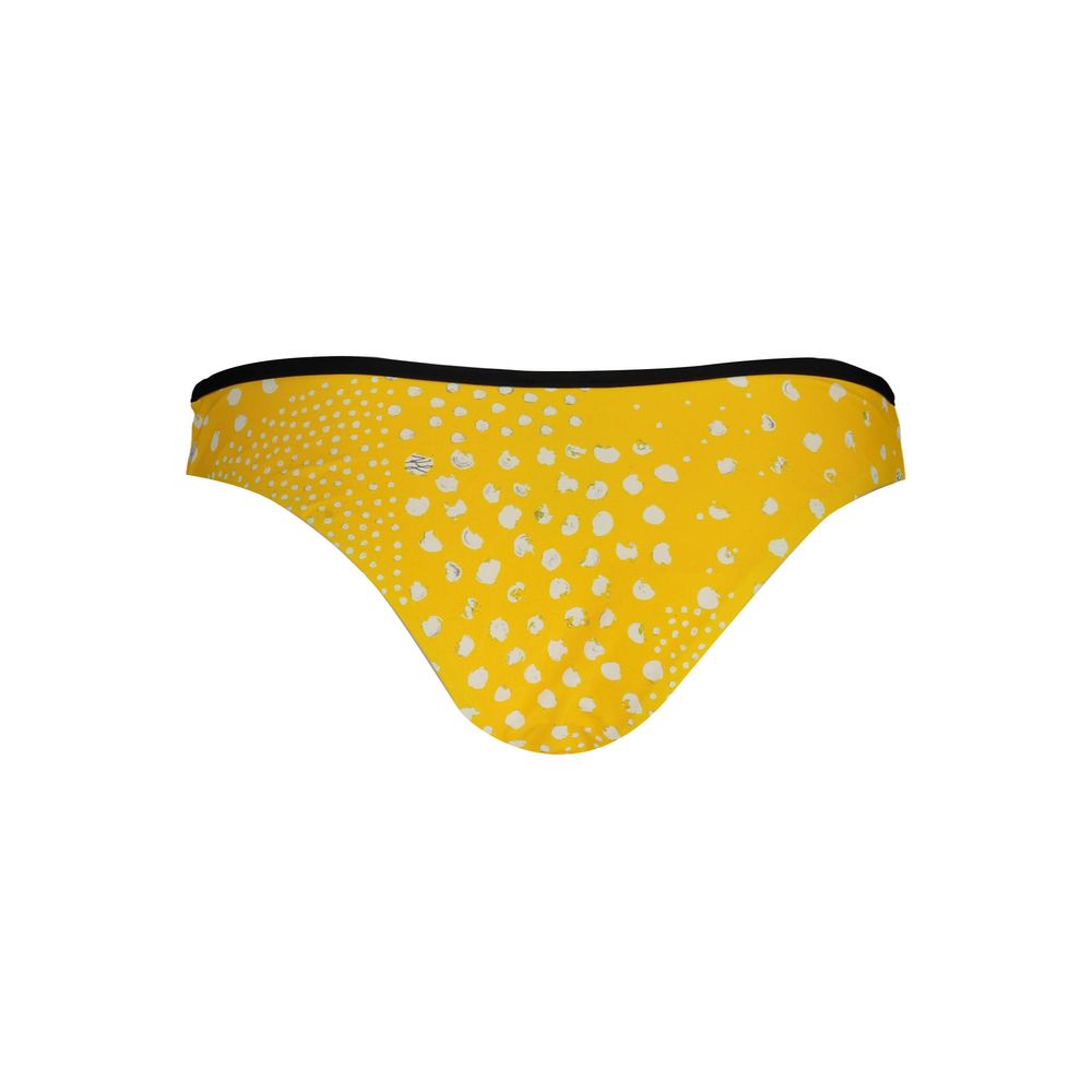 Karl Lagerfeld Giallo Poliammide Women Swim Brief Karl Lagerfeld