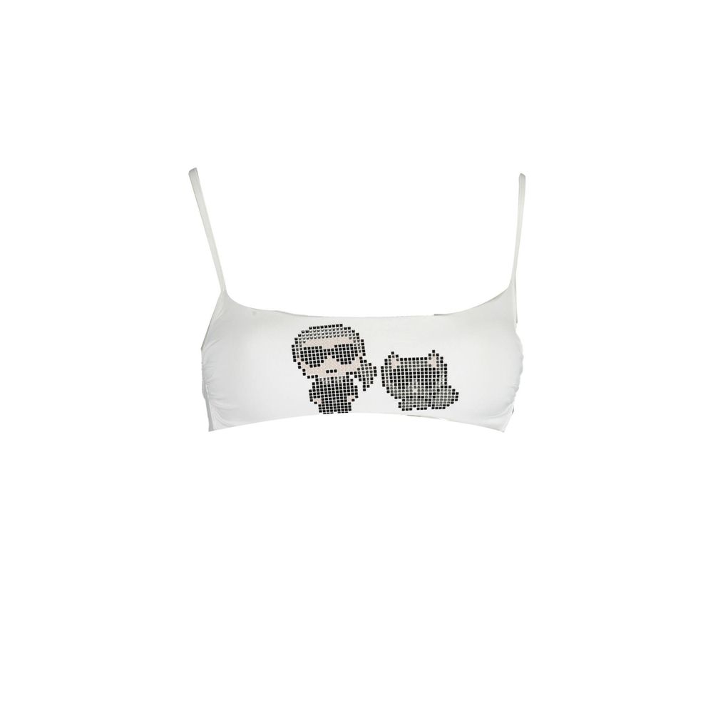 Karl Lagerfeld White Polyamide Women's Swimsuit Karl Lagerfeld