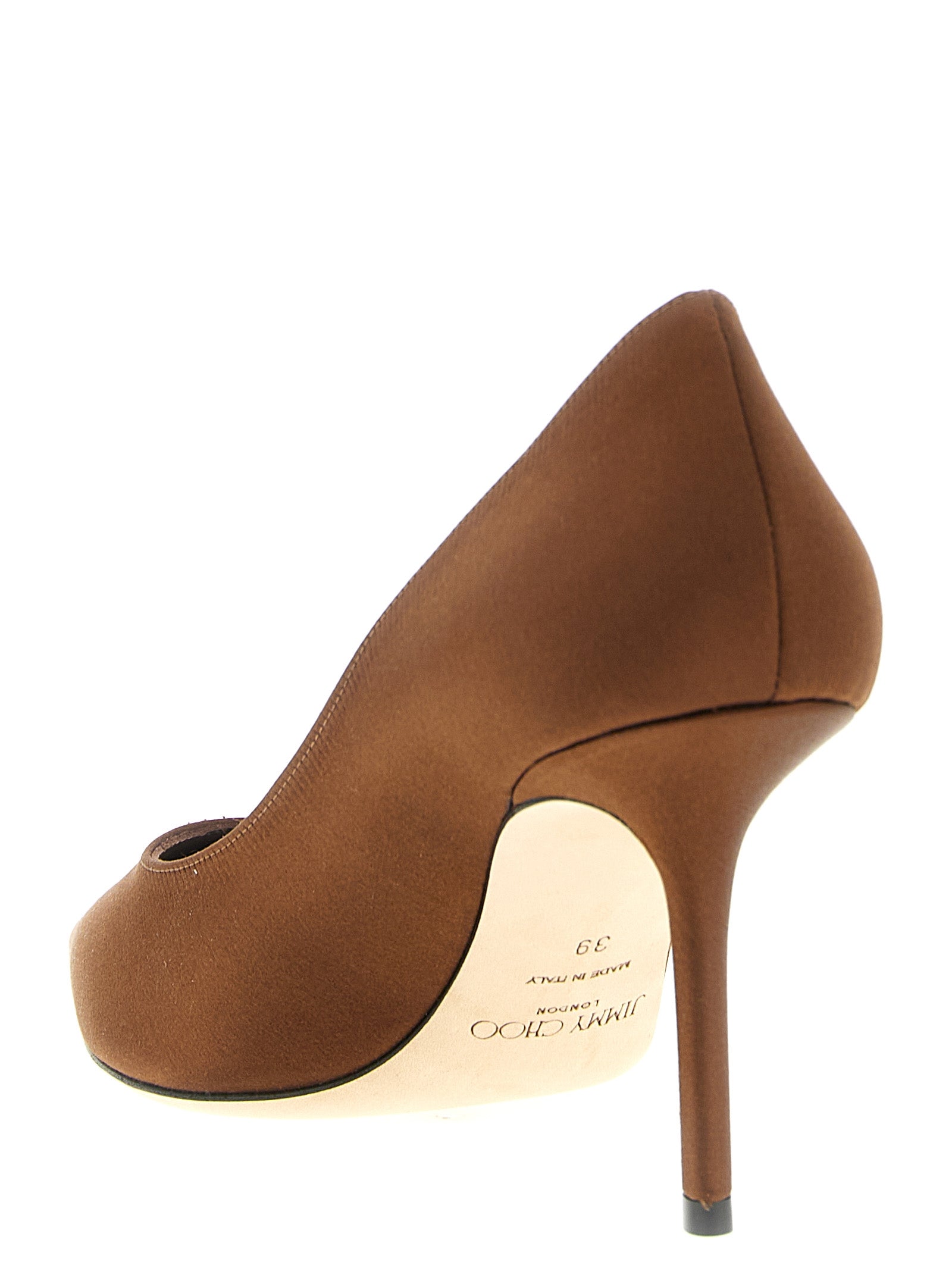 Jimmy Choo Brown Tencel High Heel Pumps Jimmy Choo